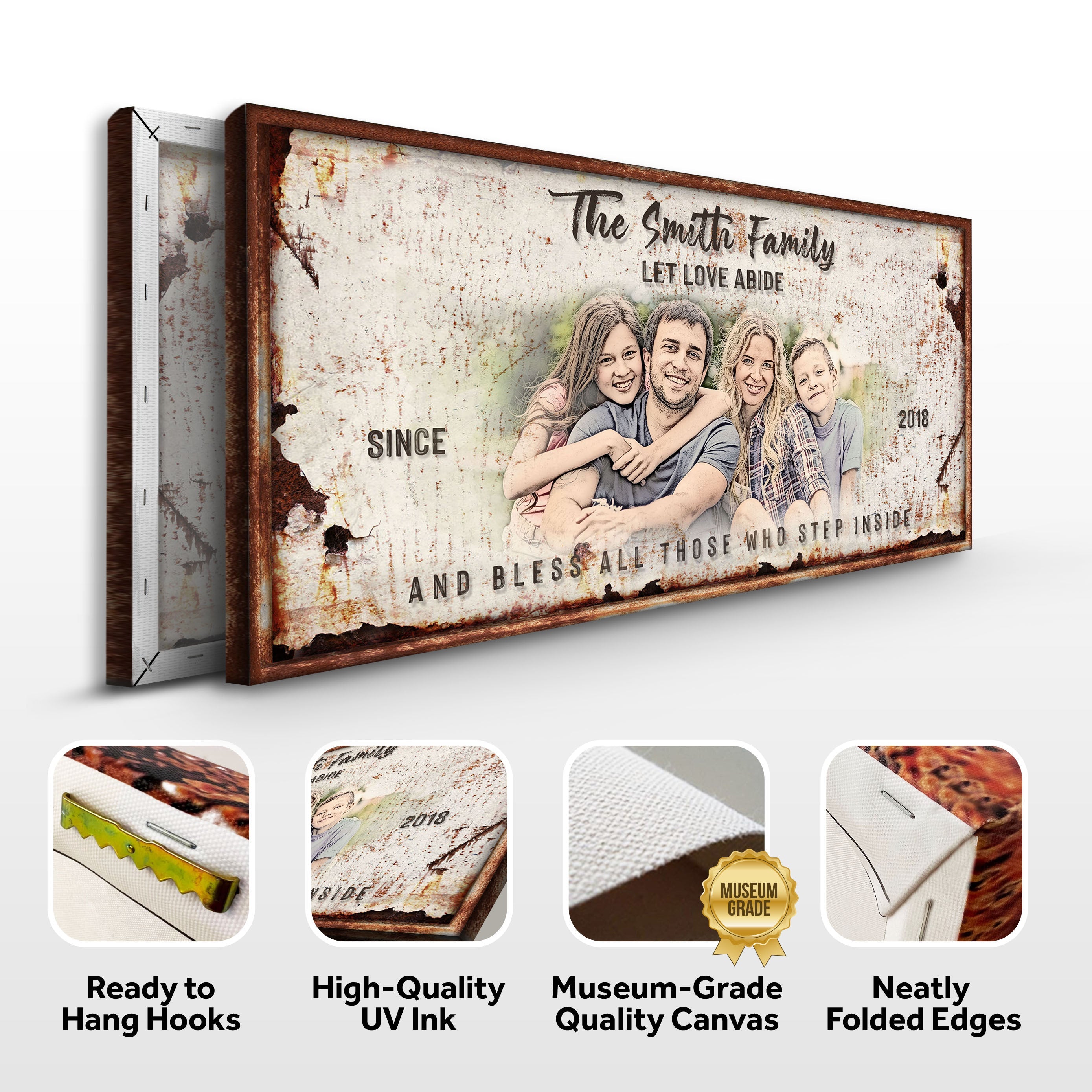 Let Love Abide And Bless All Those Who Step Inside Sign on sale at MyriadMart