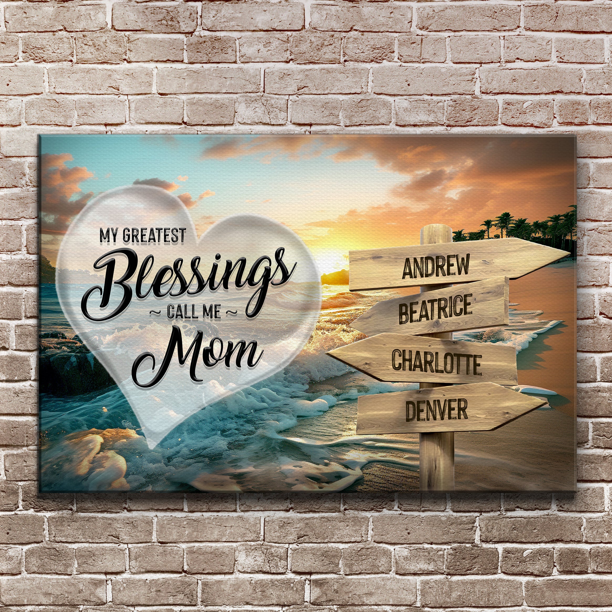 Mother's Day Sign My Greatest Blessings on sale at MyriadMart