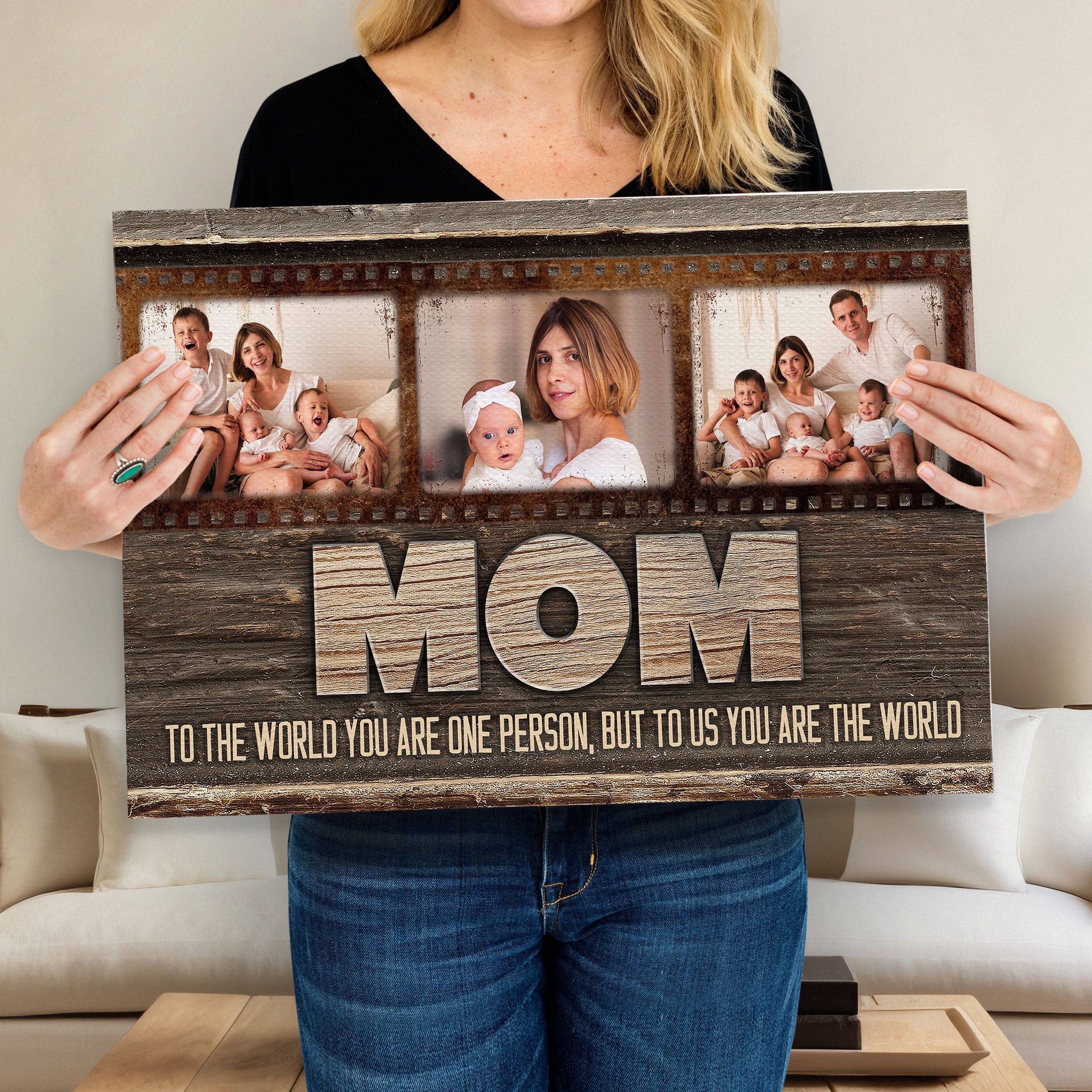 Mother's Day Sign To Us You Are The World on sale at MyriadMart