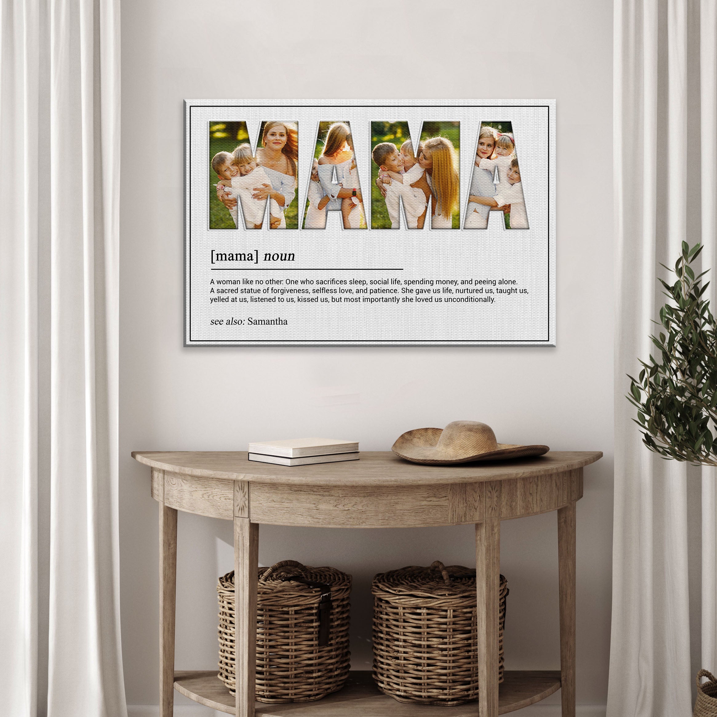 Mother's Day Sign She Loved Us Unconditionally on sale at MyriadMart