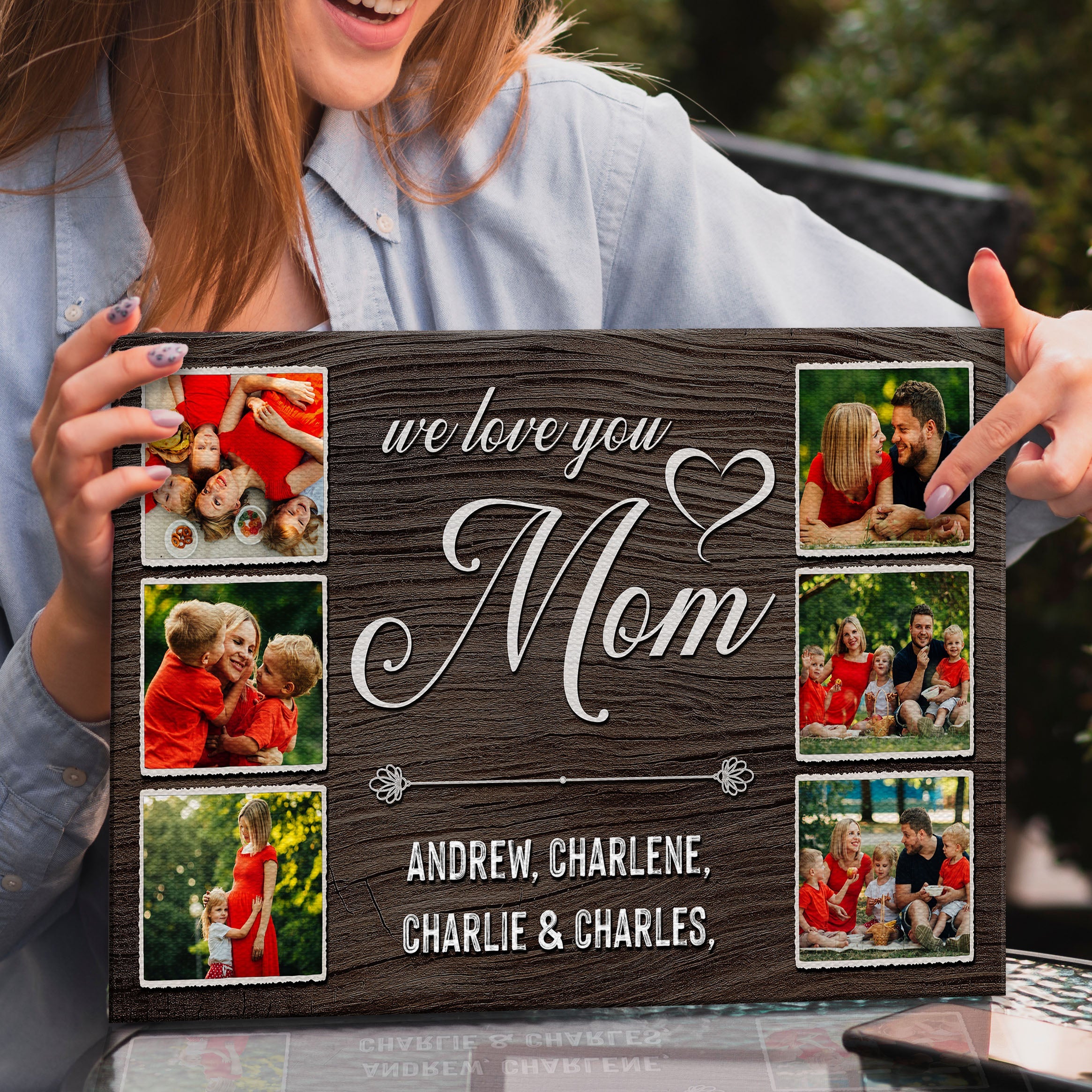 Mother's Day Sign We Love You Mom on sale at MyriadMart