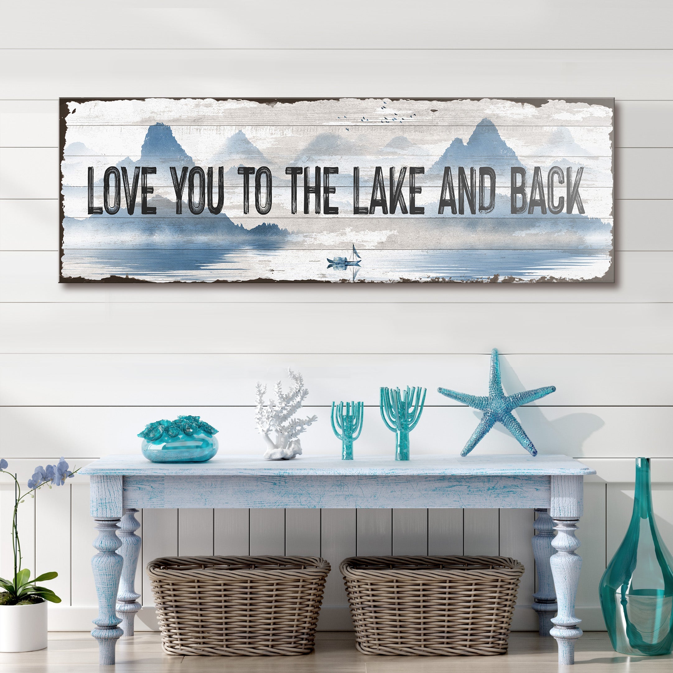 Love You To The Lake And Back Sign on sale at MyriadMart
