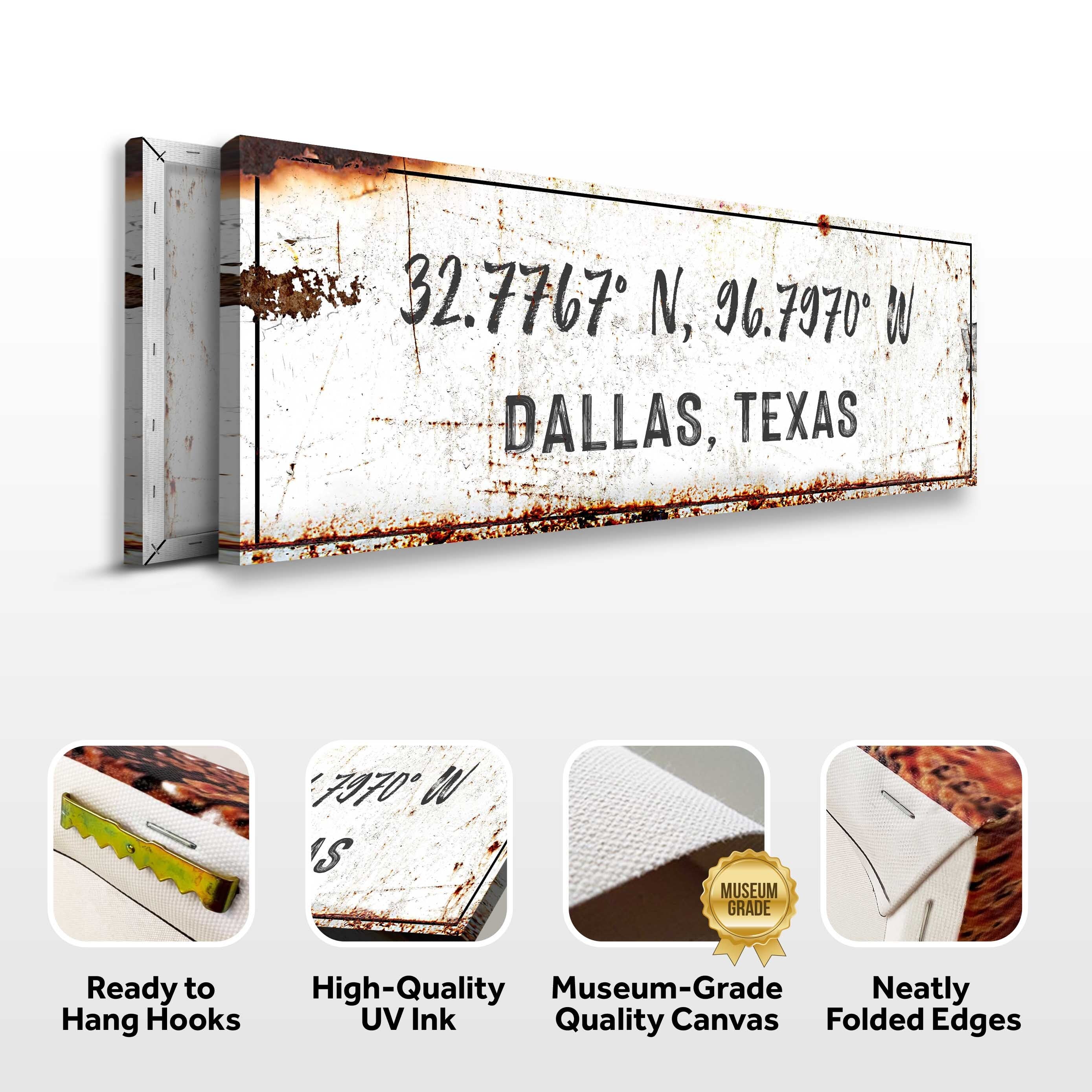 Home Coordinates Rustic Sign on sale at MyriadMart