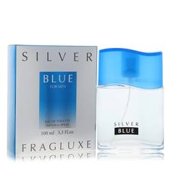 Fragluxe Silver Blue Eau De Toilette Spray By Fragluxe on sale at MyriadMart