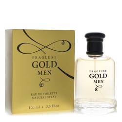 Fragluxe Gold Eau De Toilette Spray By Fragluxe on sale at MyriadMart