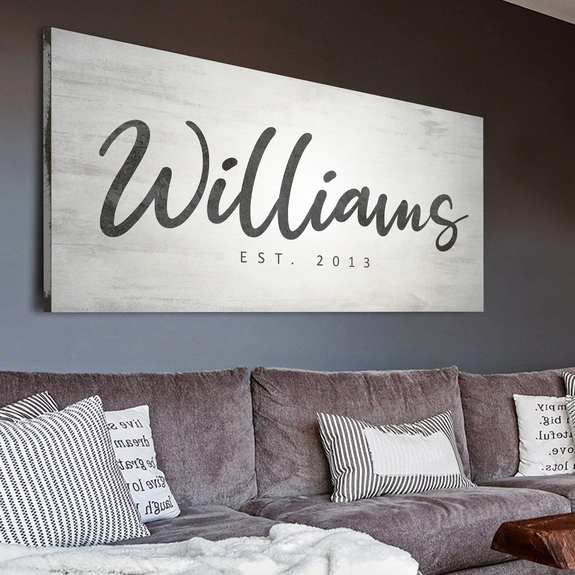 Family Name Sign on sale at MyriadMart