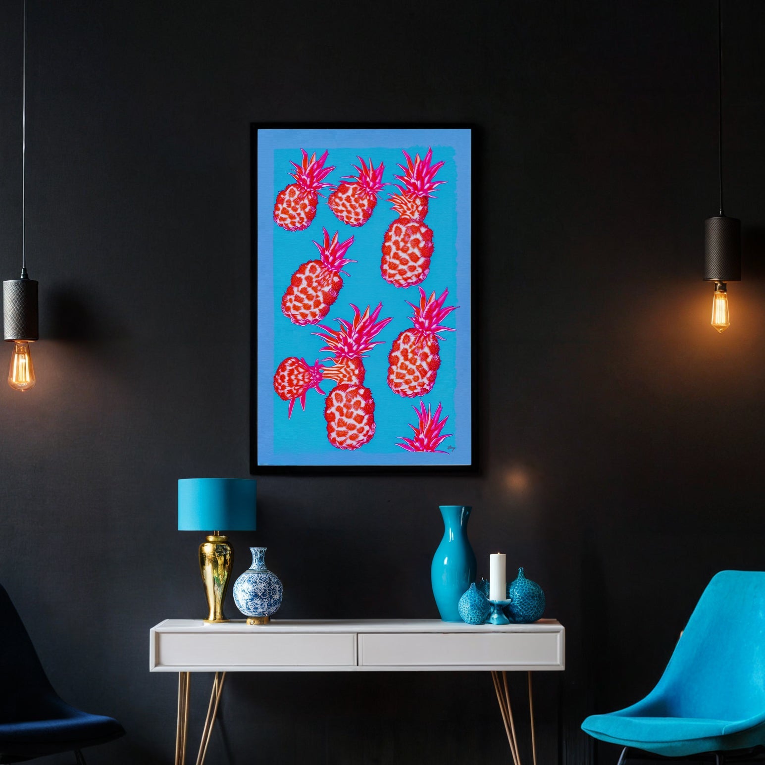 Canvas Print: "Fever Piña" on sale at MyriadMart