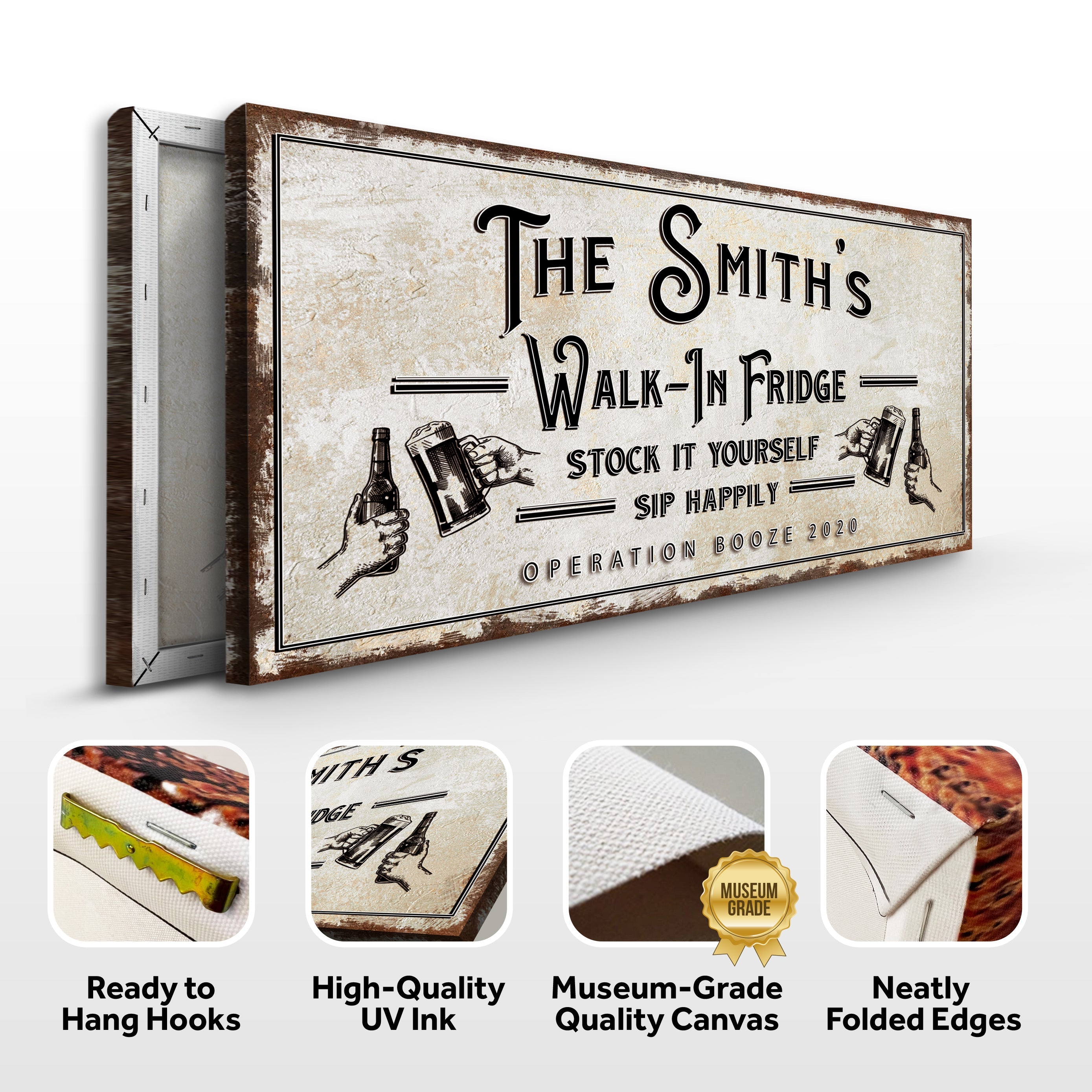 Walk-In Fridge Stock It Yourself Bar Sign on sale at MyriadMart