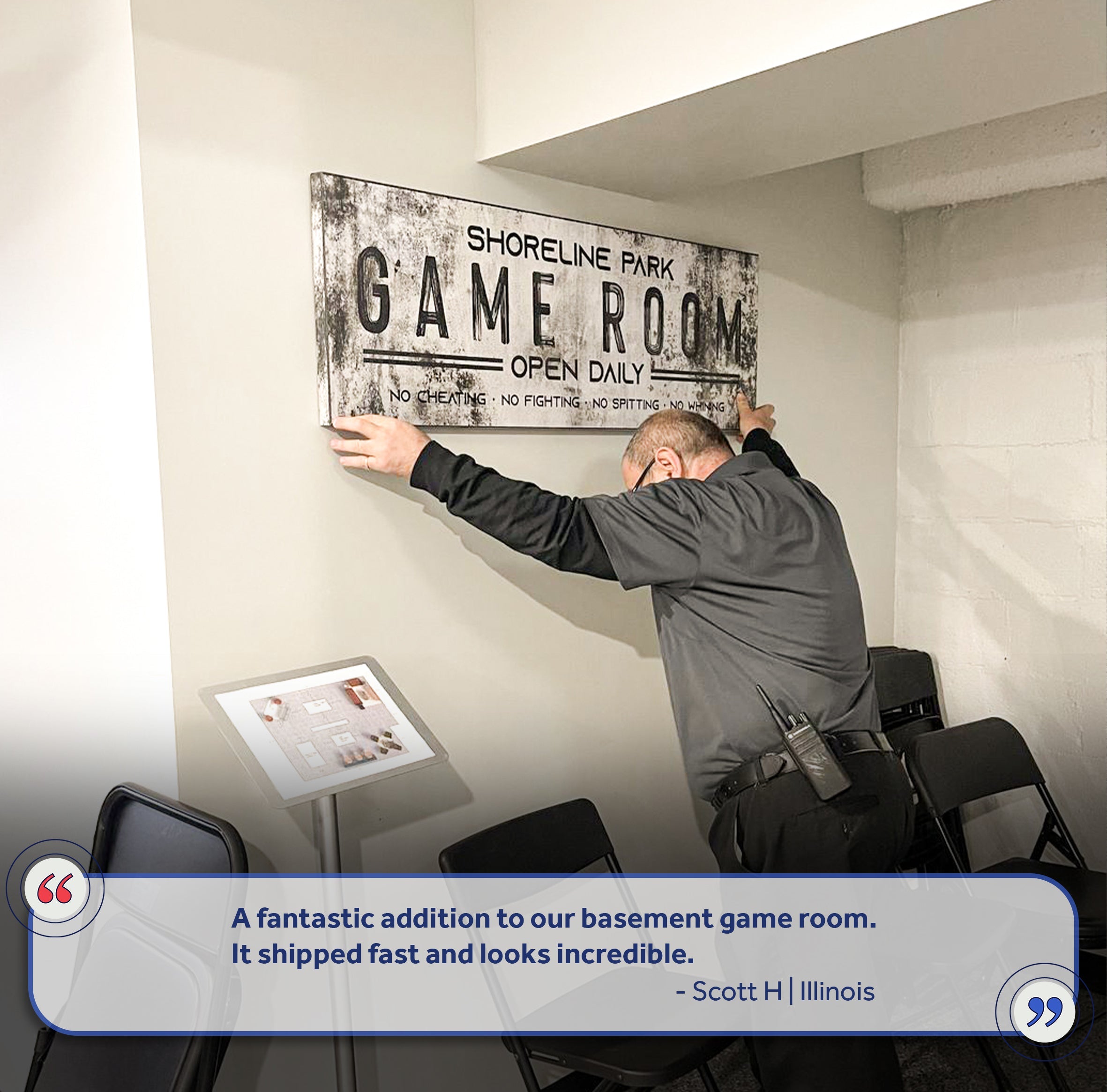 Family Game Room Sign II on sale at MyriadMart