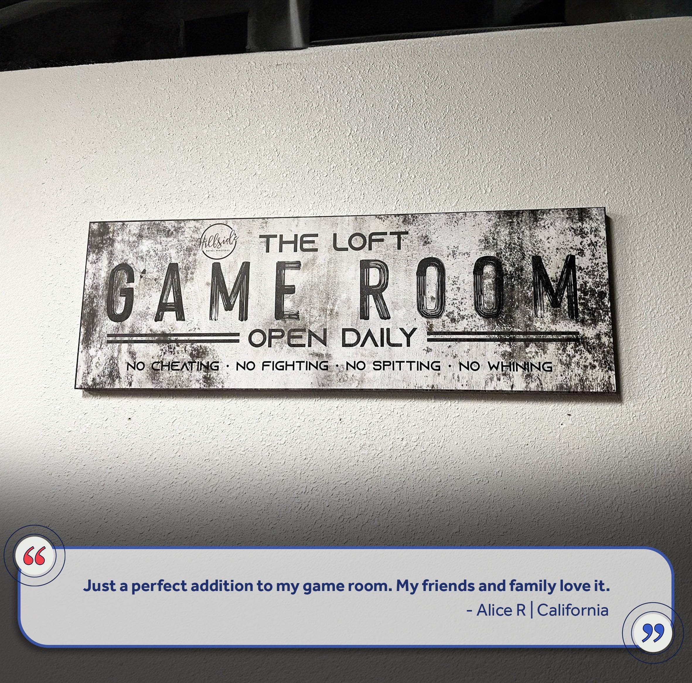 Family Game Room Sign II on sale at MyriadMart