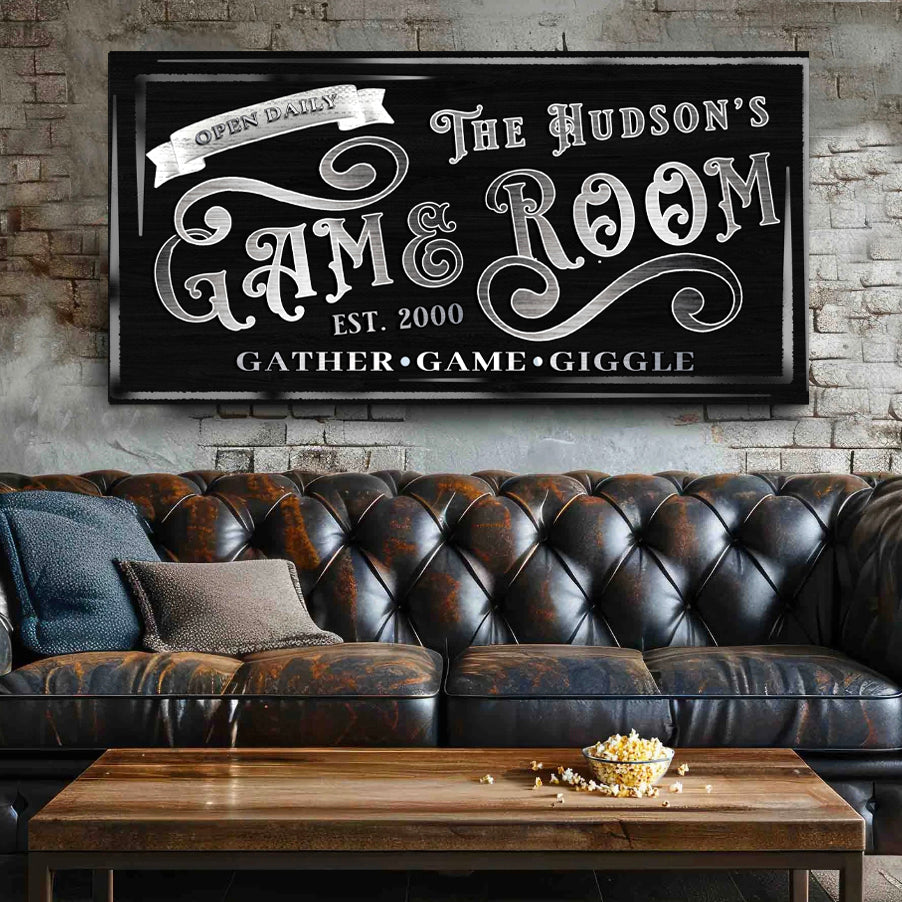 Personalized Game Room Sign II on sale at MyriadMart