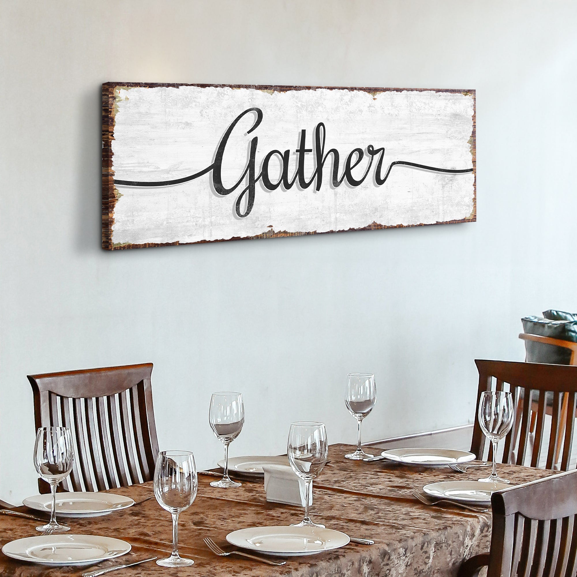 Gather Wall Art Sign on sale at MyriadMart