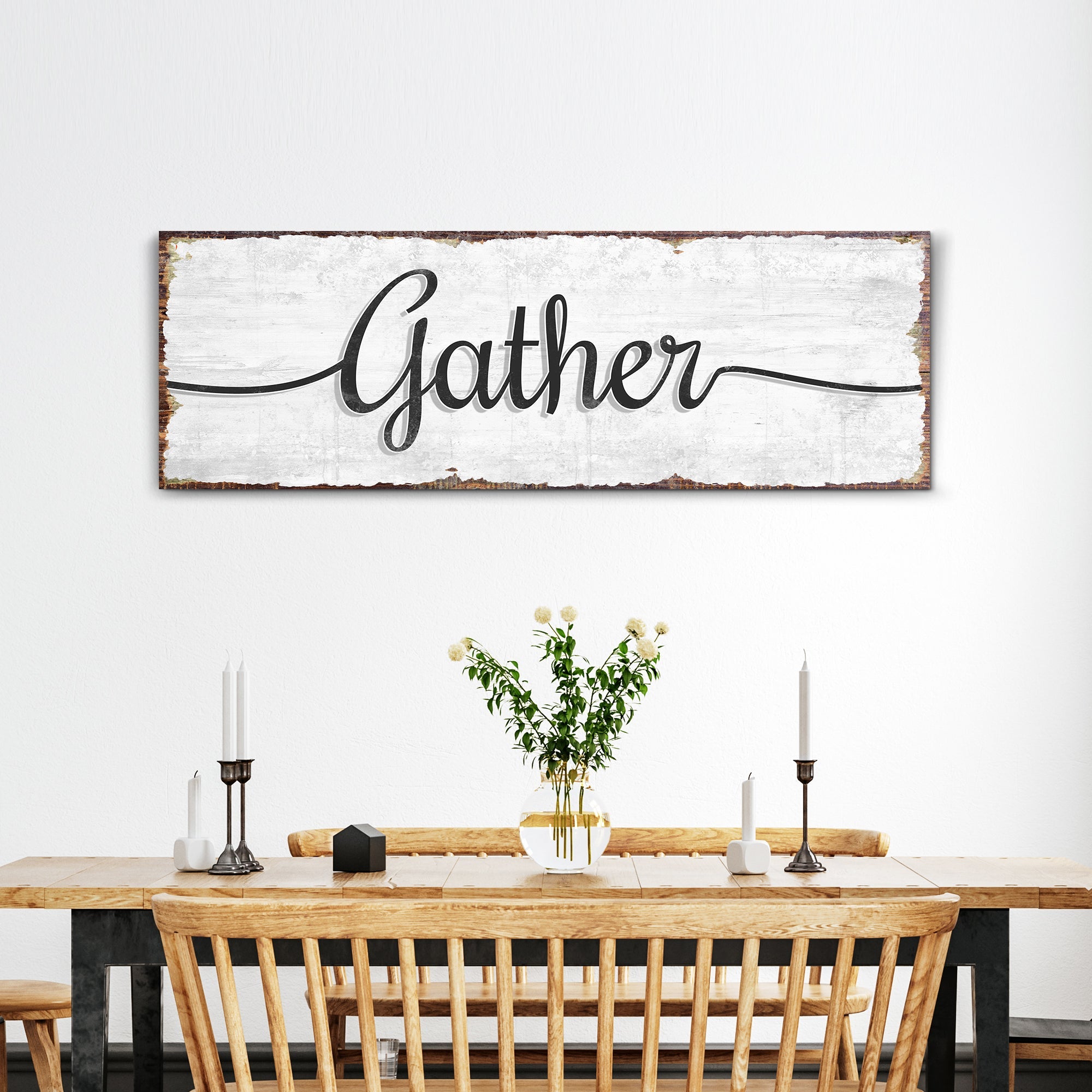 Gather Wall Art Sign on sale at MyriadMart