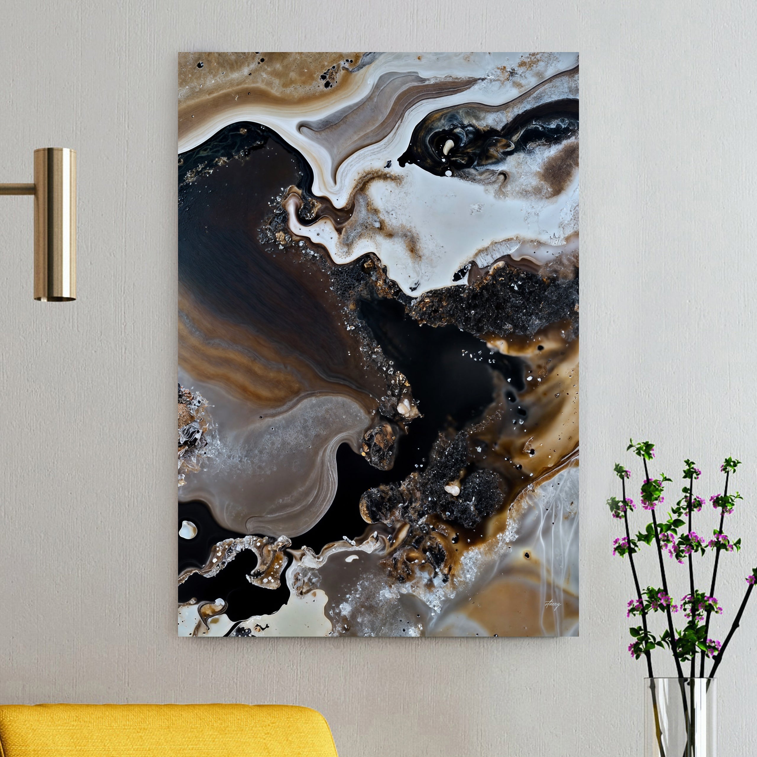 Canvas Print: "Geode Whispers III" on sale at MyriadMart