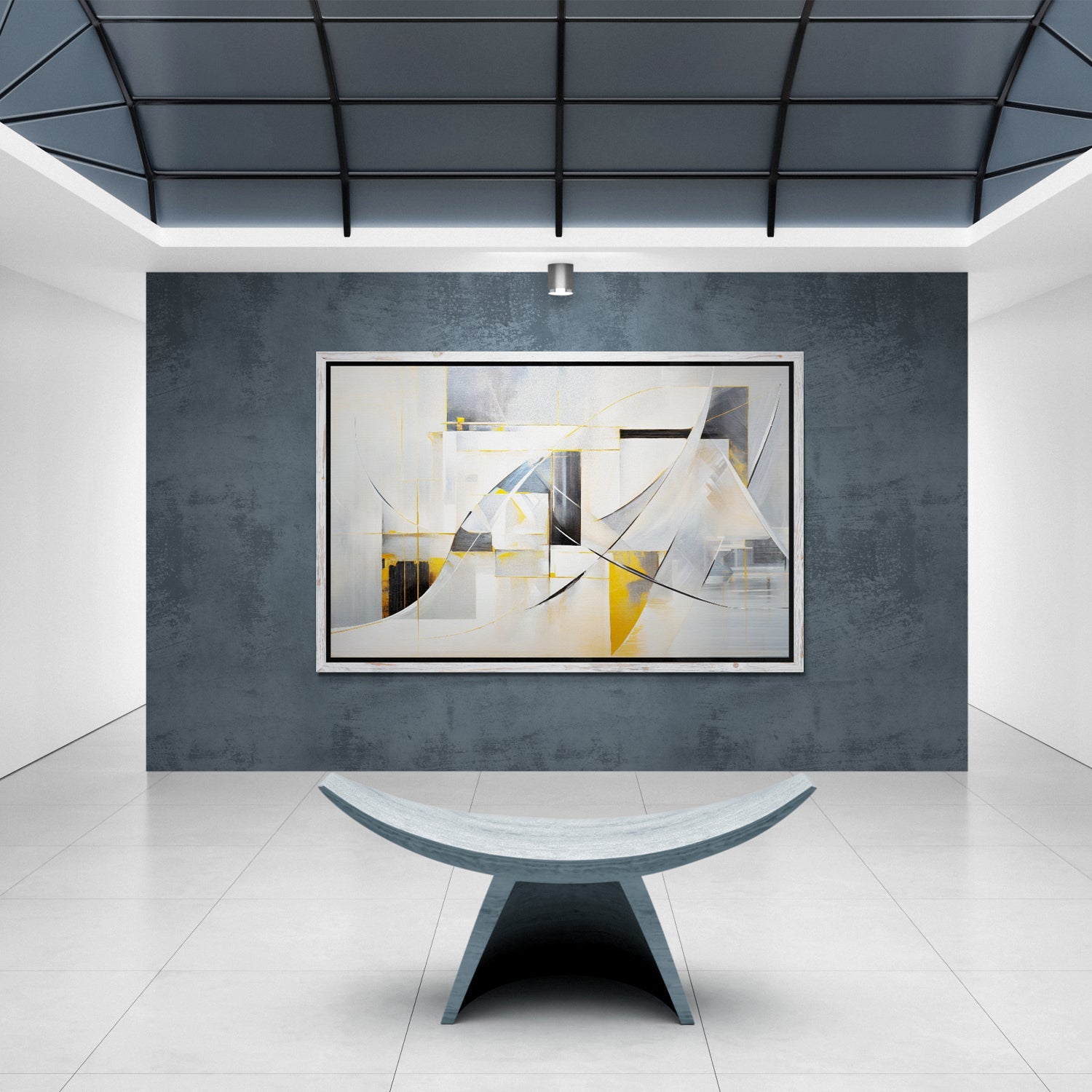 Canvas Print: "Geometric Whispers" on sale at MyriadMart