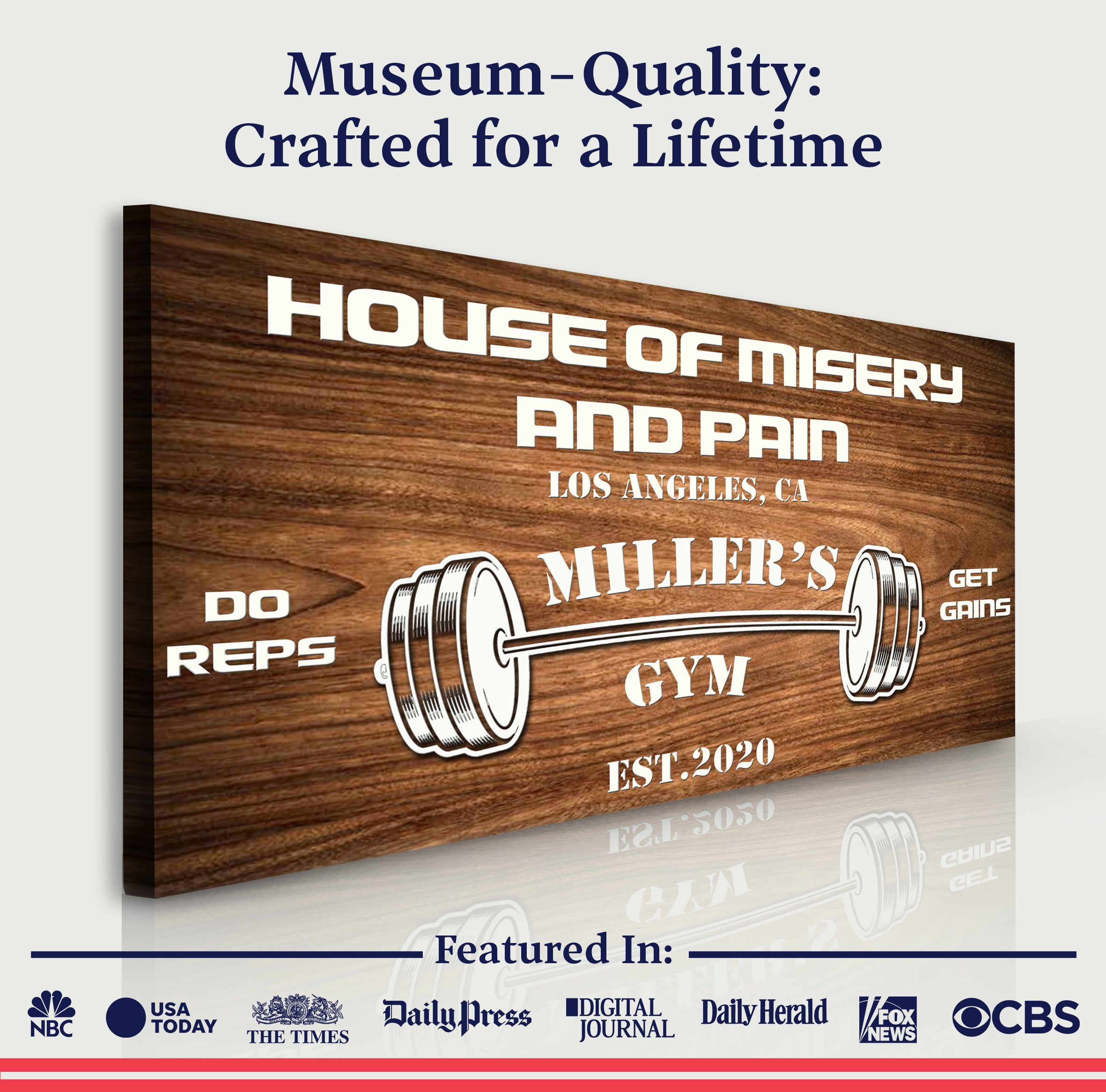 Gym Sign XII on sale at MyriadMart