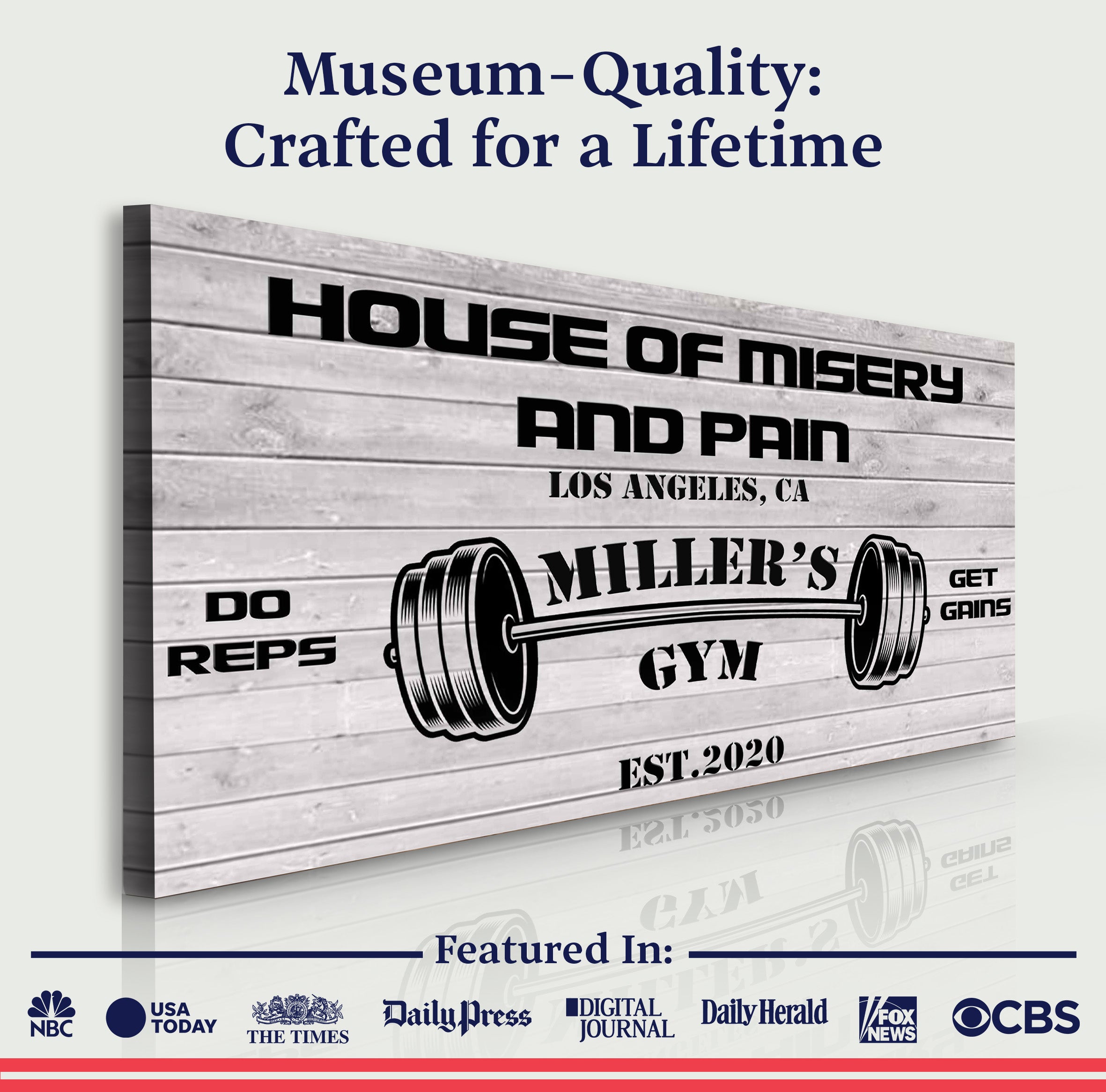 Gym Sign XIII on sale at MyriadMart