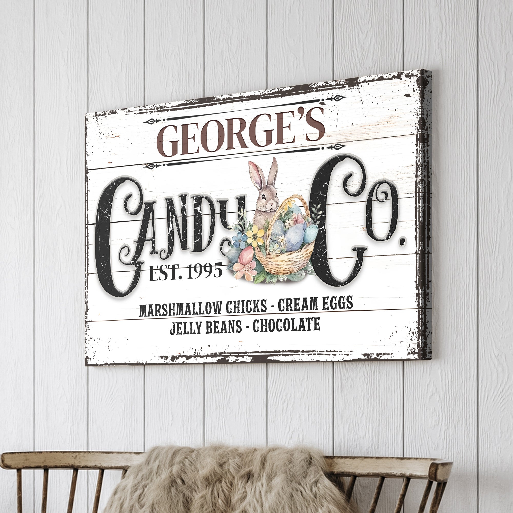 Honey Bunny Candy Company Sign II on sale at MyriadMart