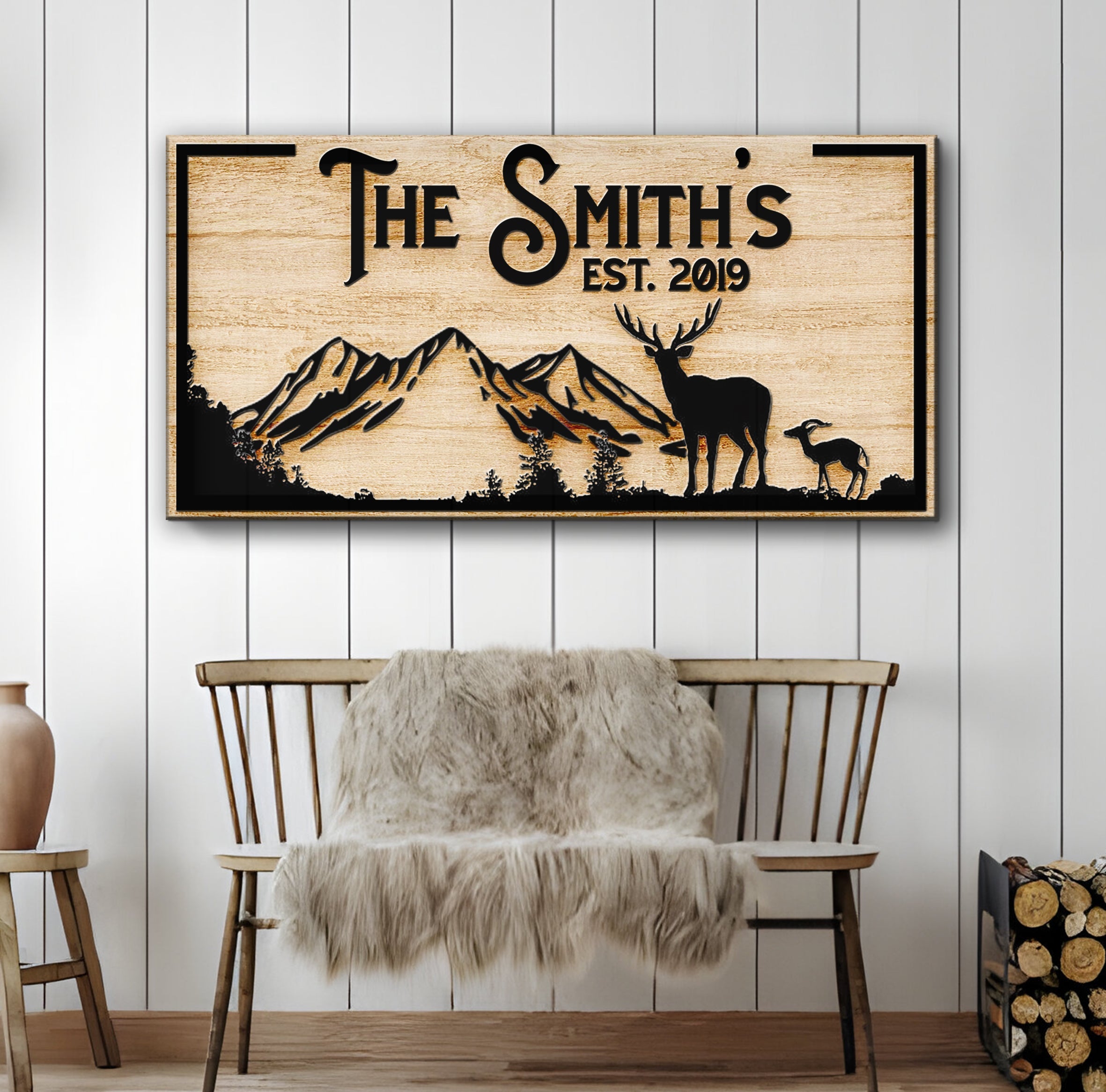Family Mountain Sign II on sale at MyriadMart