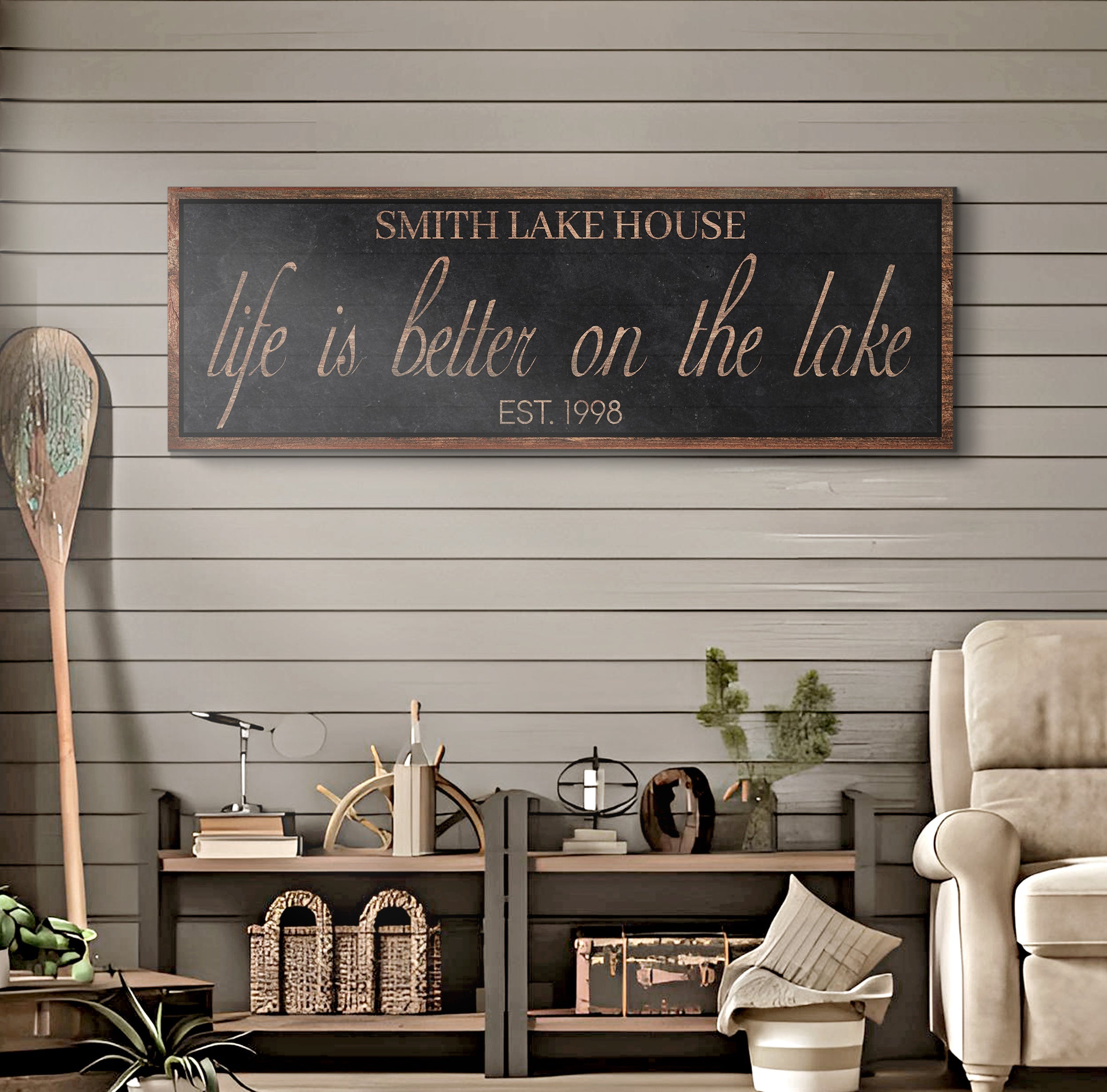 Life Is Better On The Lake Sign on sale at MyriadMart