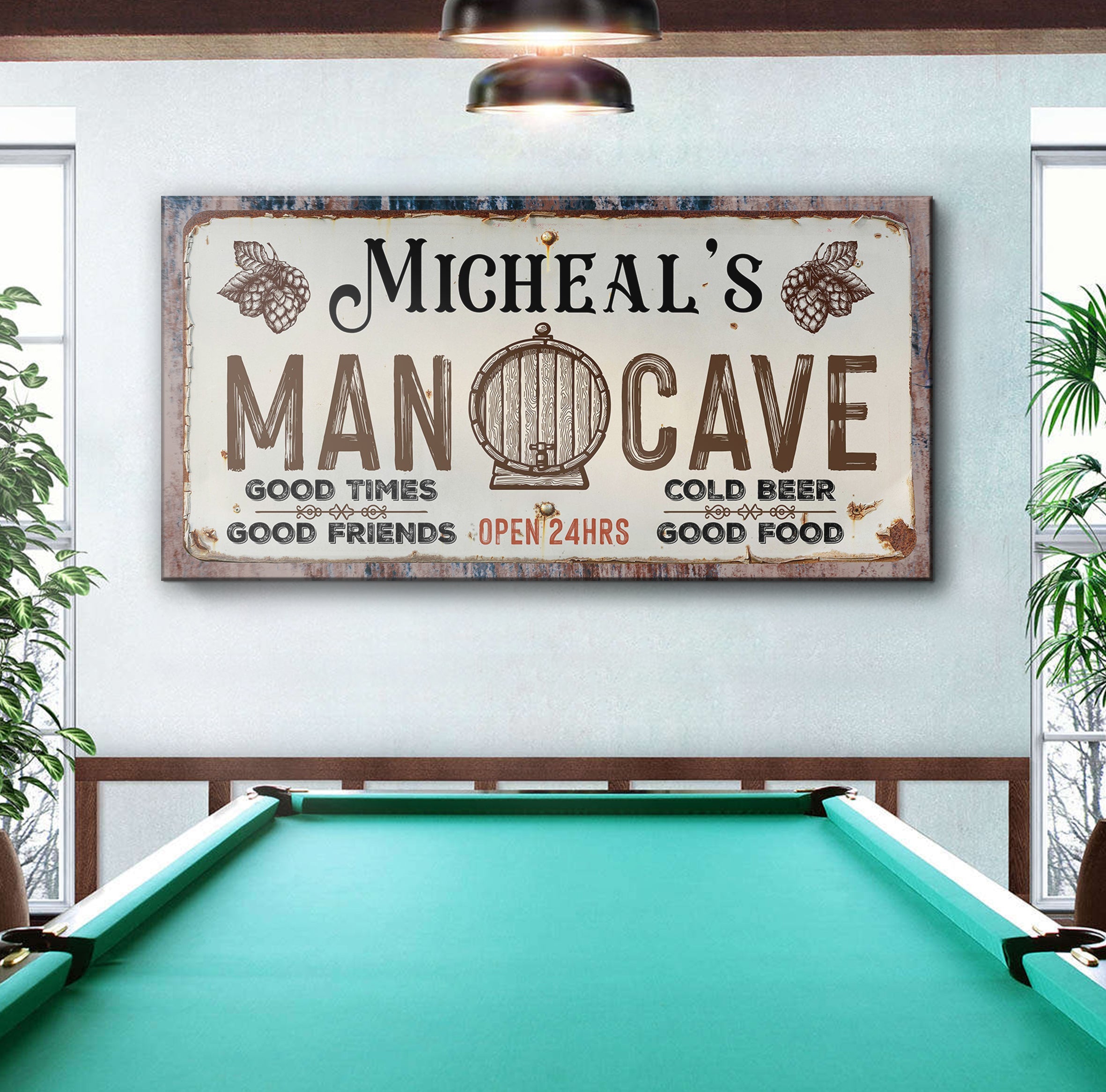 Man Cave Sign III on sale at MyriadMart