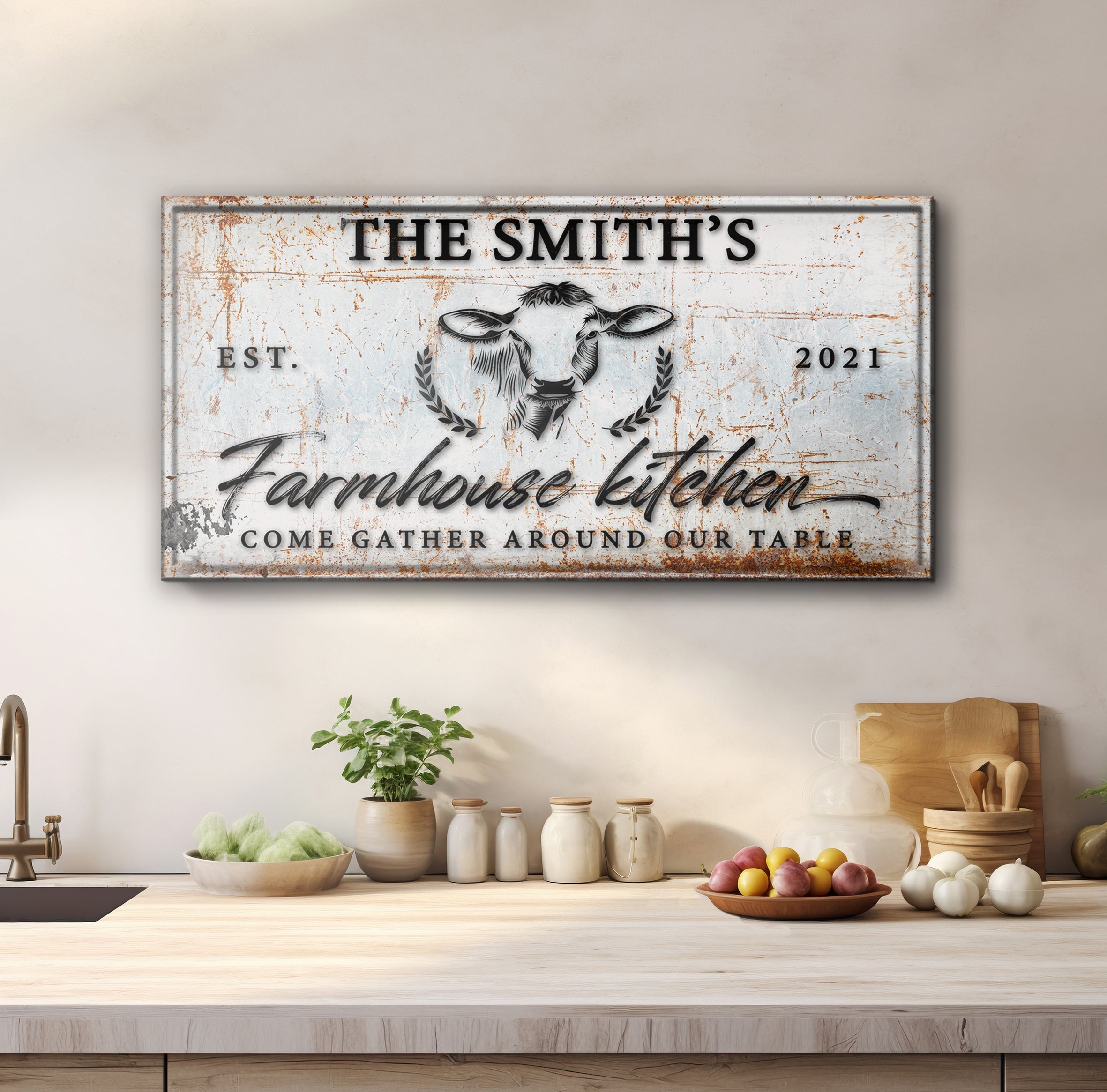 Farmhouse Kitchen Sign on sale at MyriadMart
