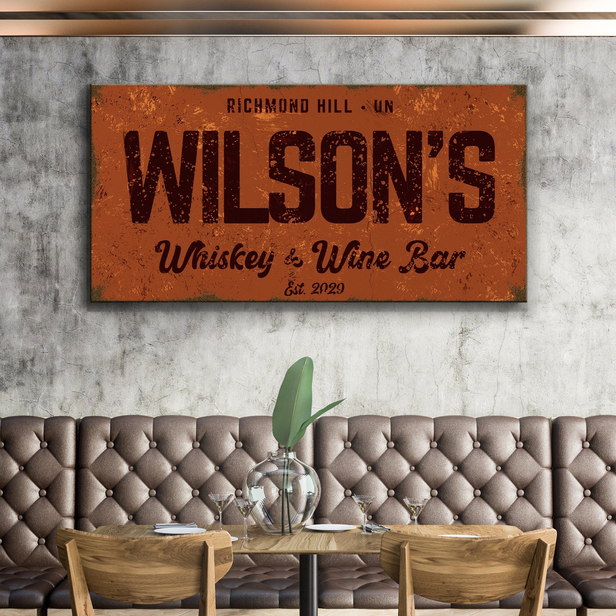Whiskey And Wine Bar Sign II on sale at MyriadMart