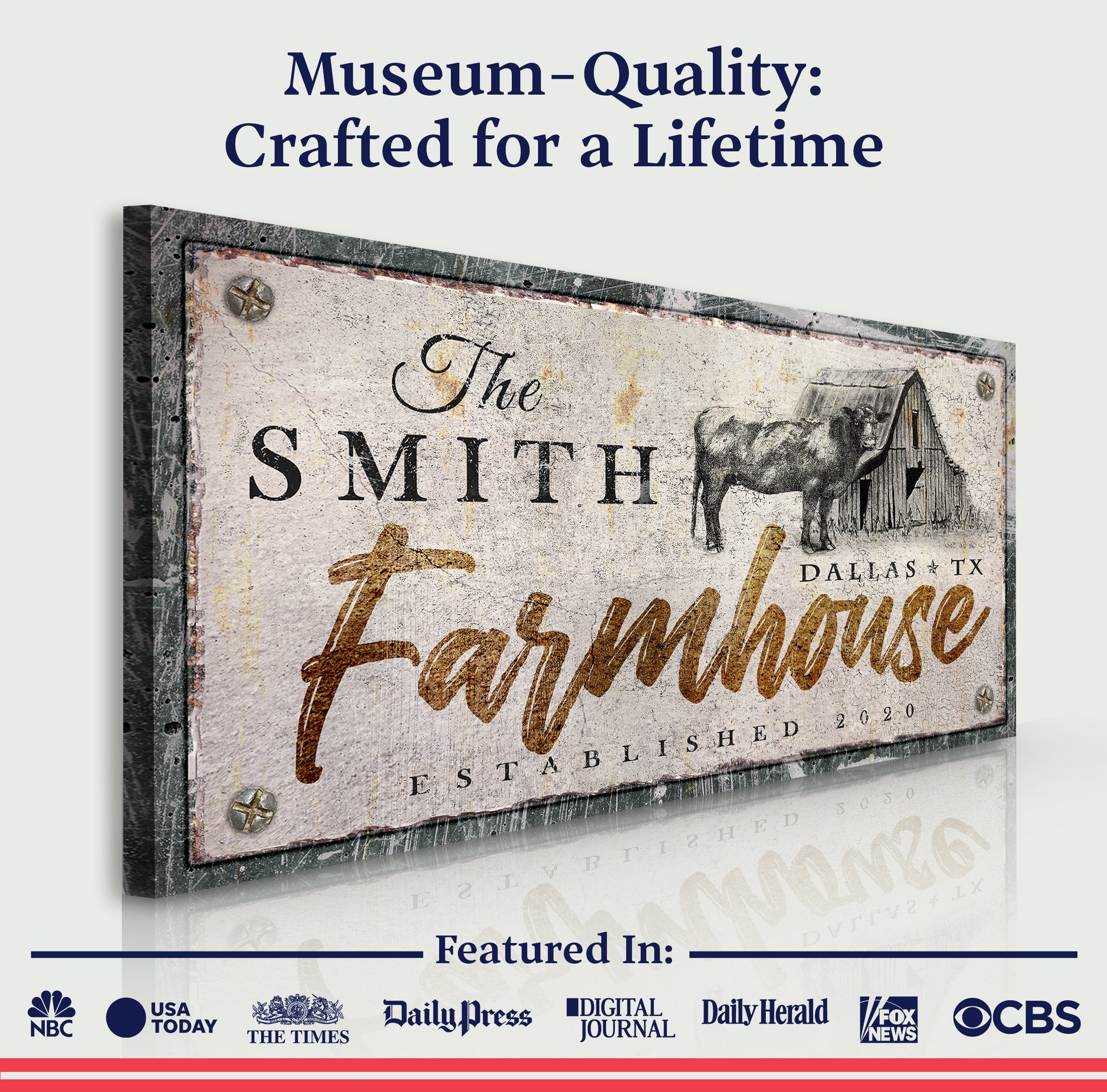 Rustic Farmhouse Sign V on sale at MyriadMart