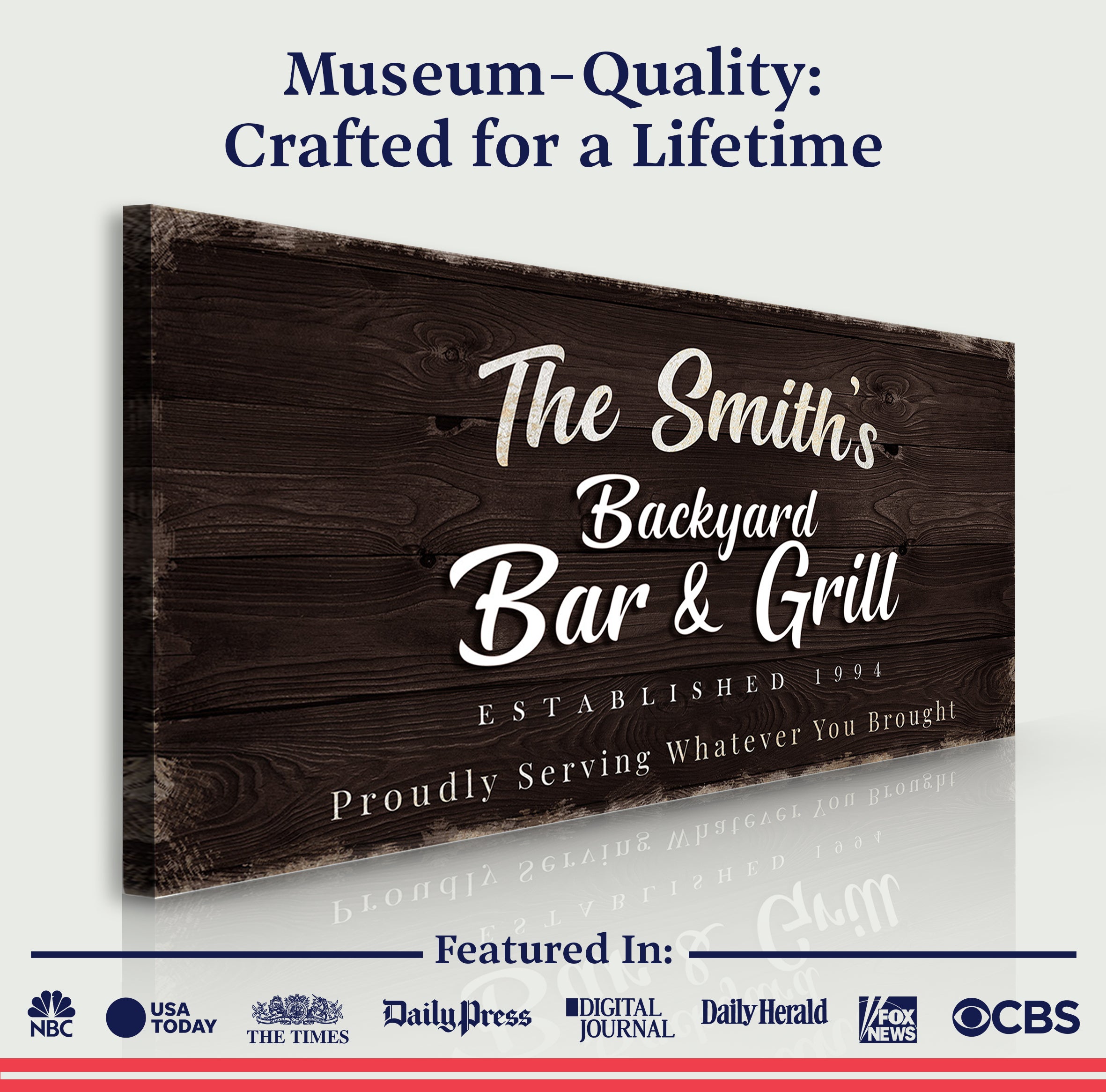 Backyard Bar & Grill Sign XV on sale at MyriadMart