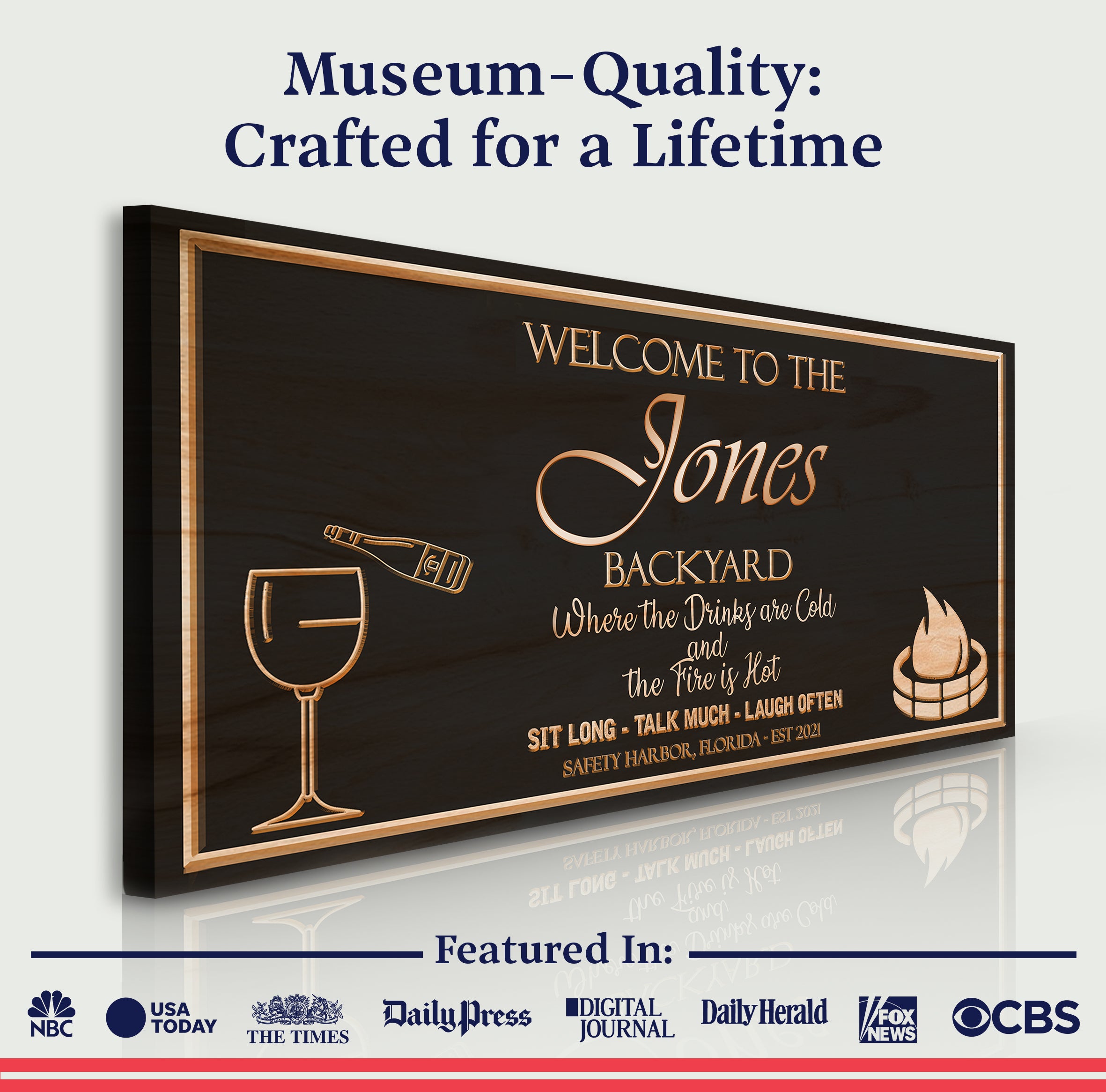 Backyard Sign on sale at MyriadMart