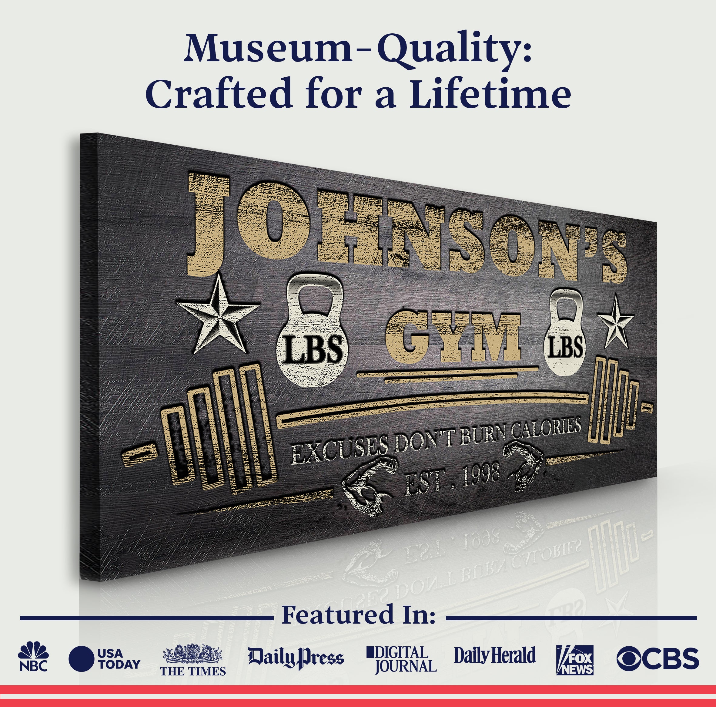 Gym Sign VIII on sale at MyriadMart