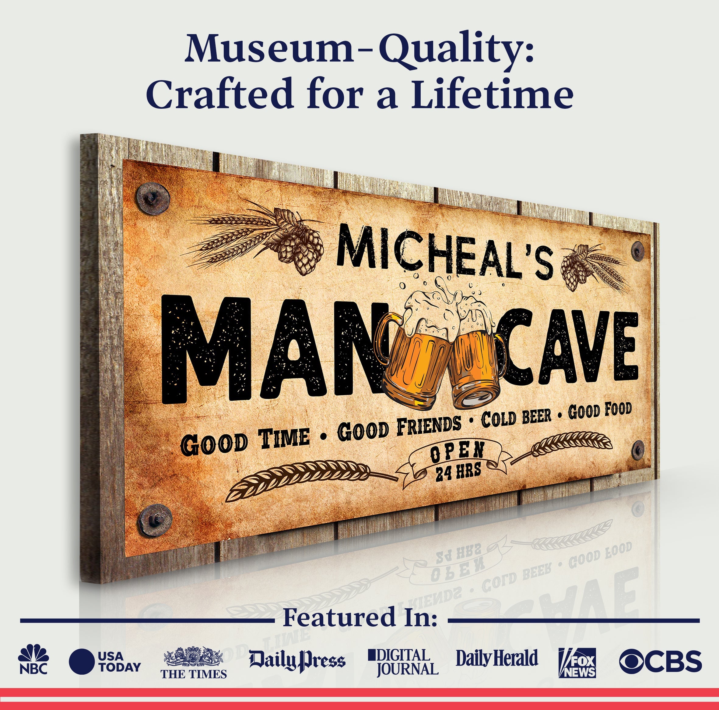 Man Cave Sign IV on sale at MyriadMart