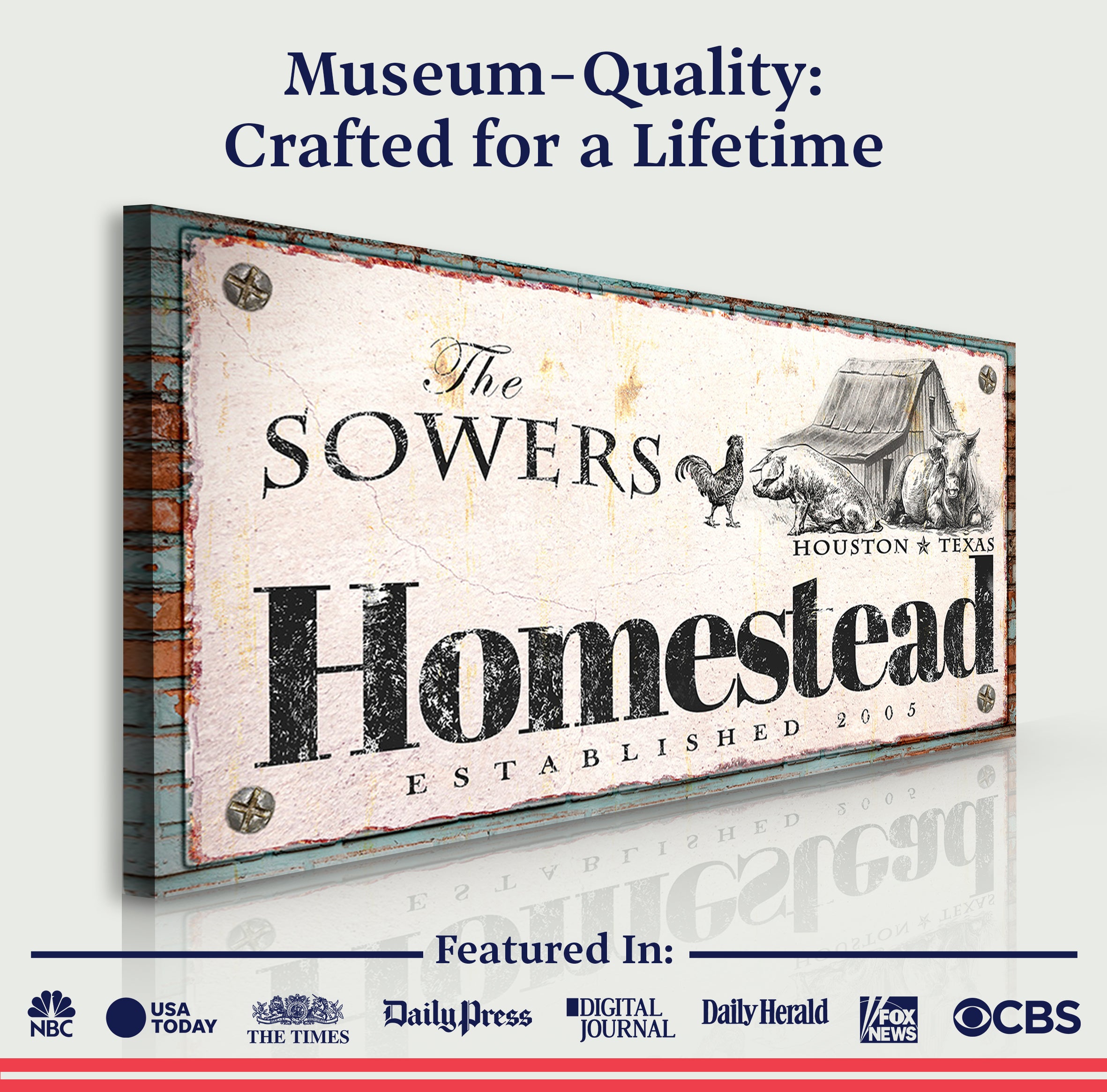 Homestead Sign III on sale at MyriadMart