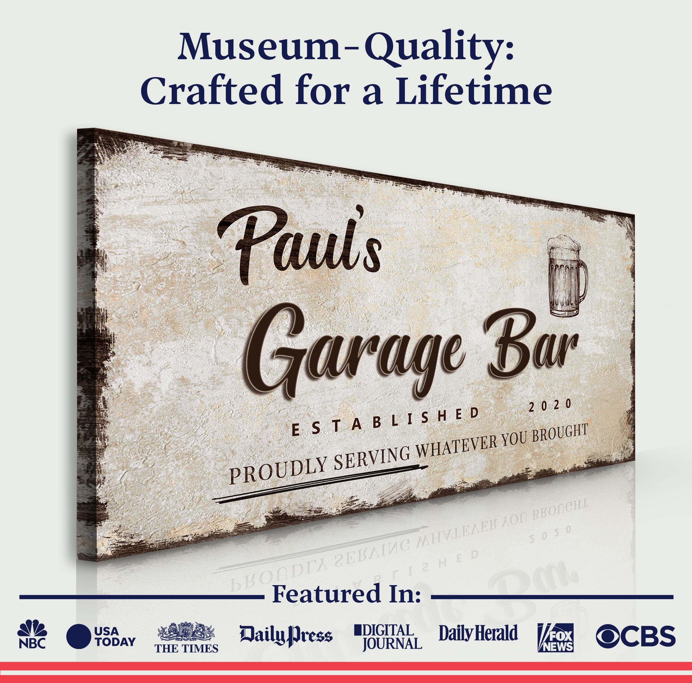 Garage Bar Sign VIII on sale at MyriadMart