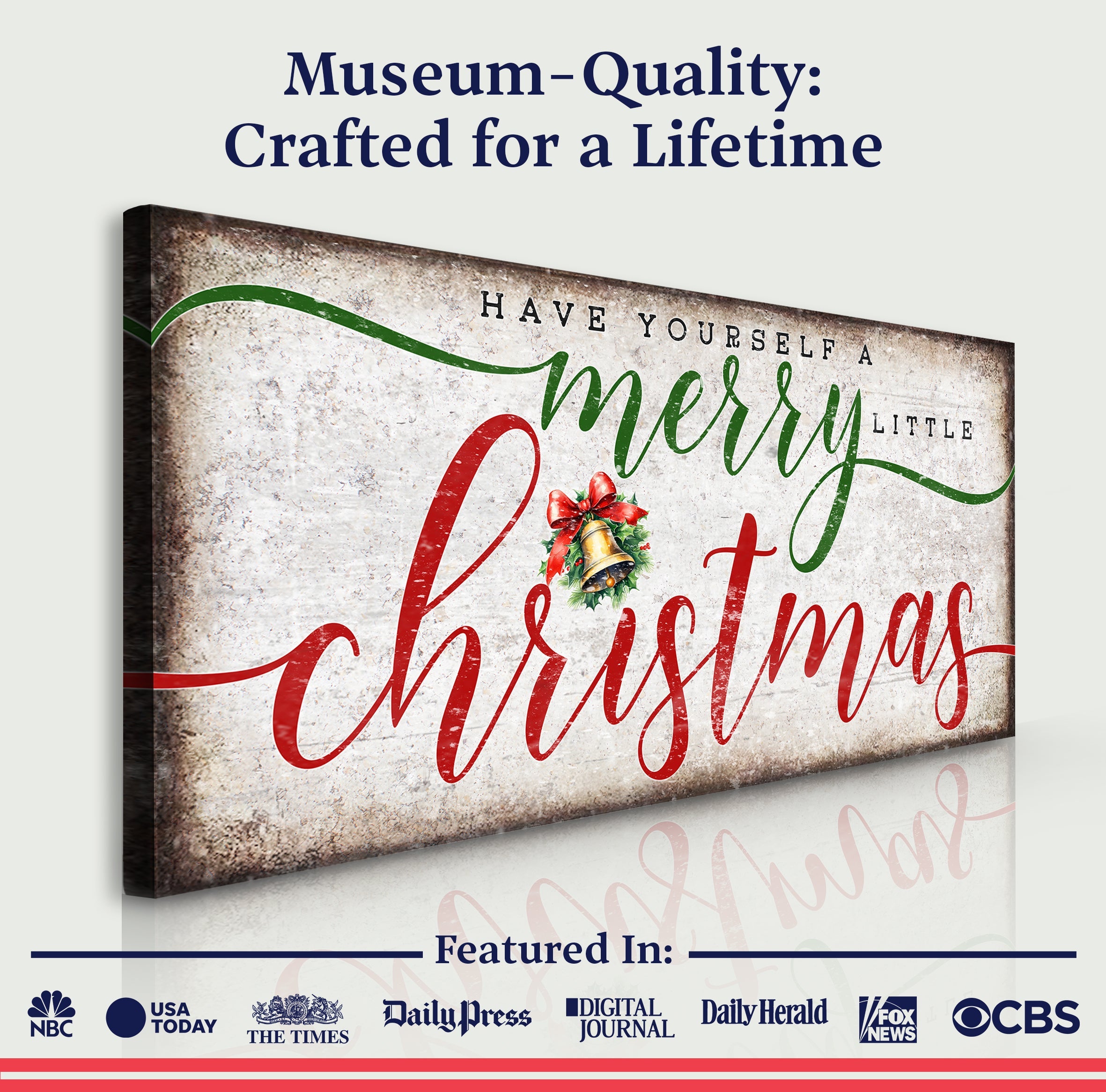 Have Yourself A Merry Little Christmas Sign XII on sale at MyriadMart