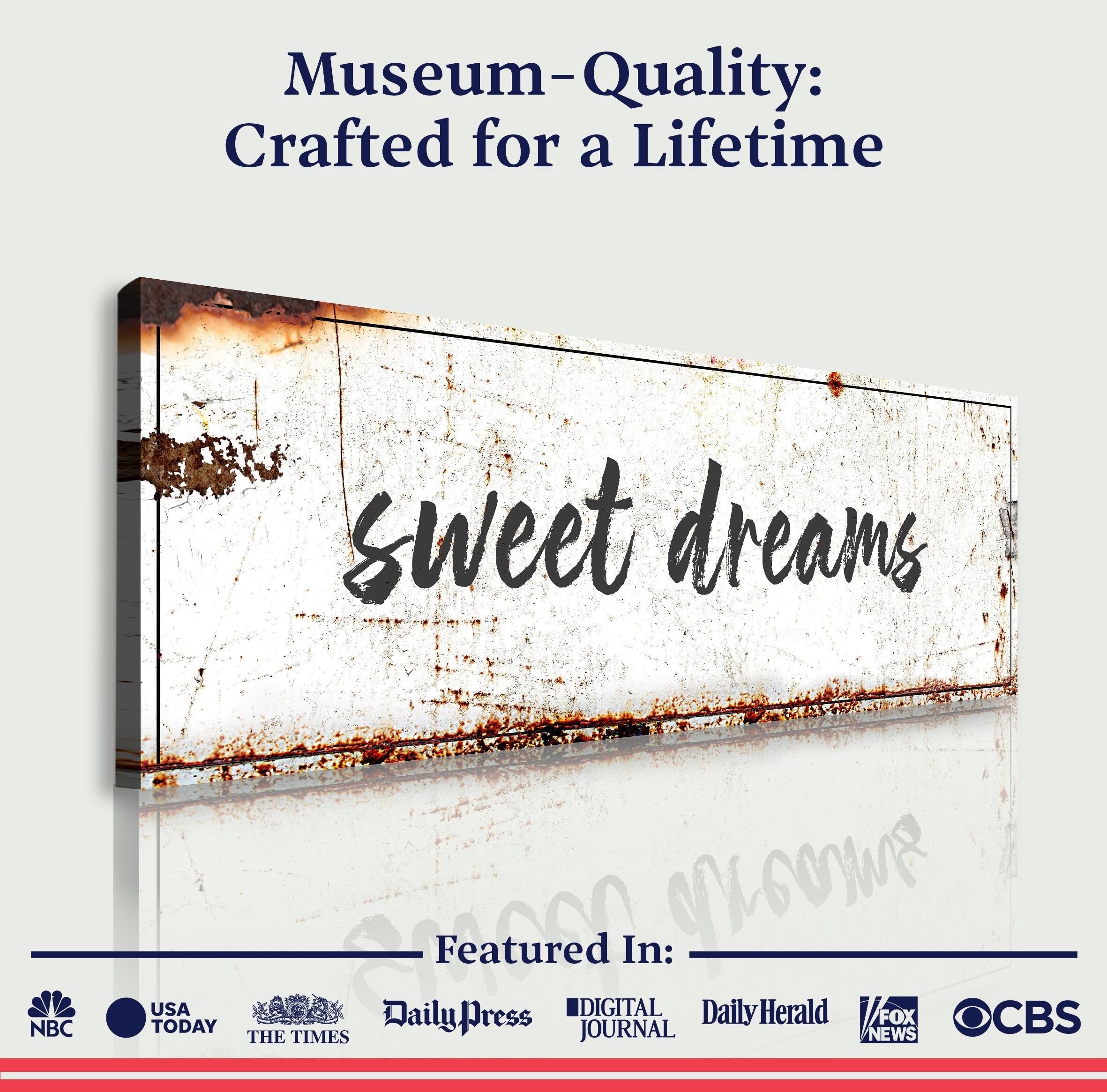 Sweet Dreams Sign on sale at MyriadMart