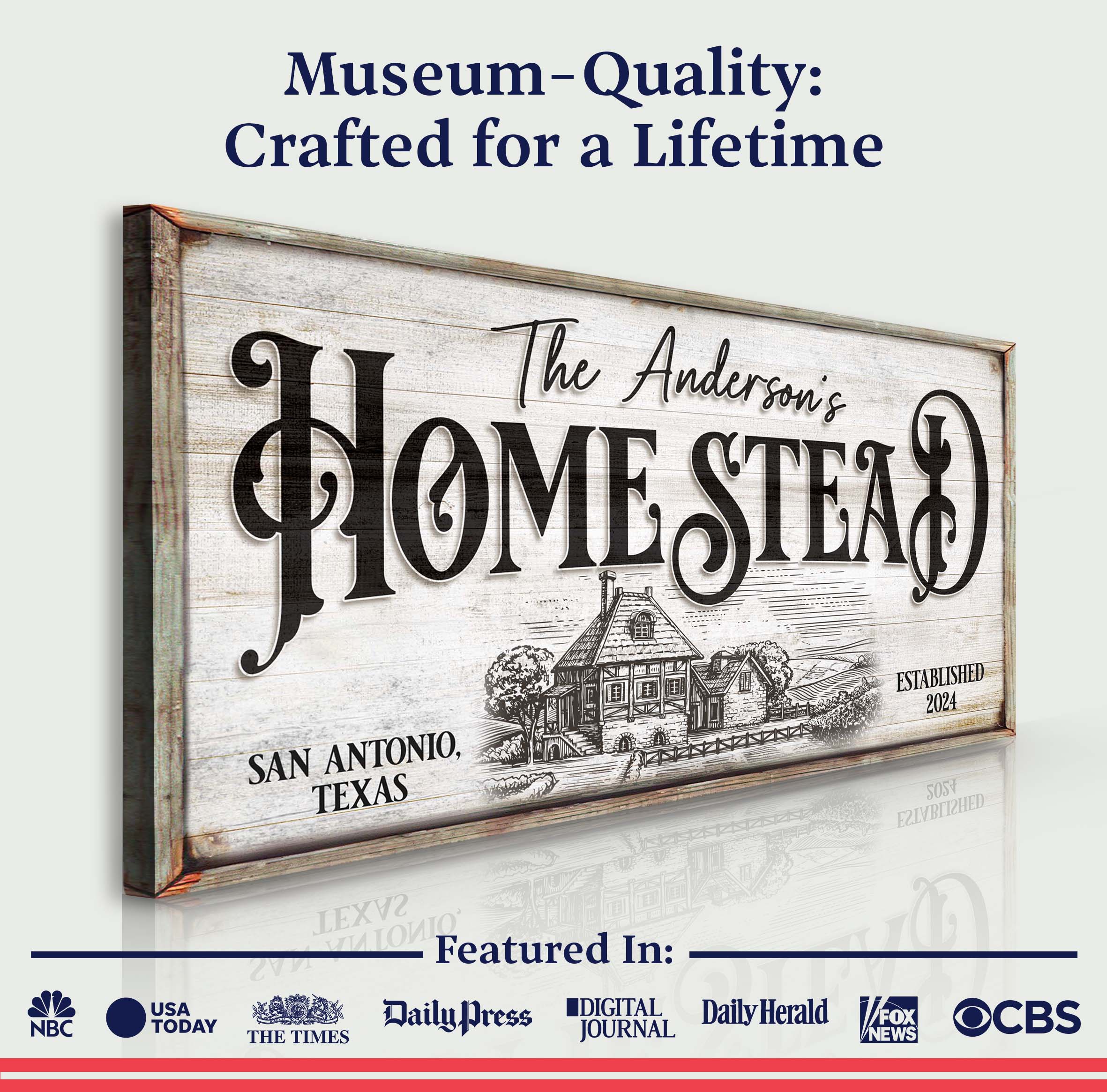Homestead Sign X on sale at MyriadMart