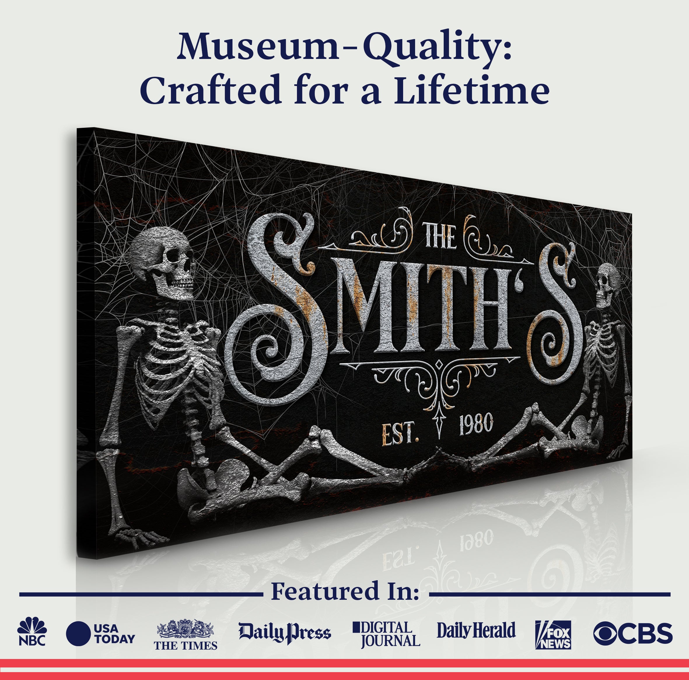 Gothic Family Sign VI on sale at MyriadMart