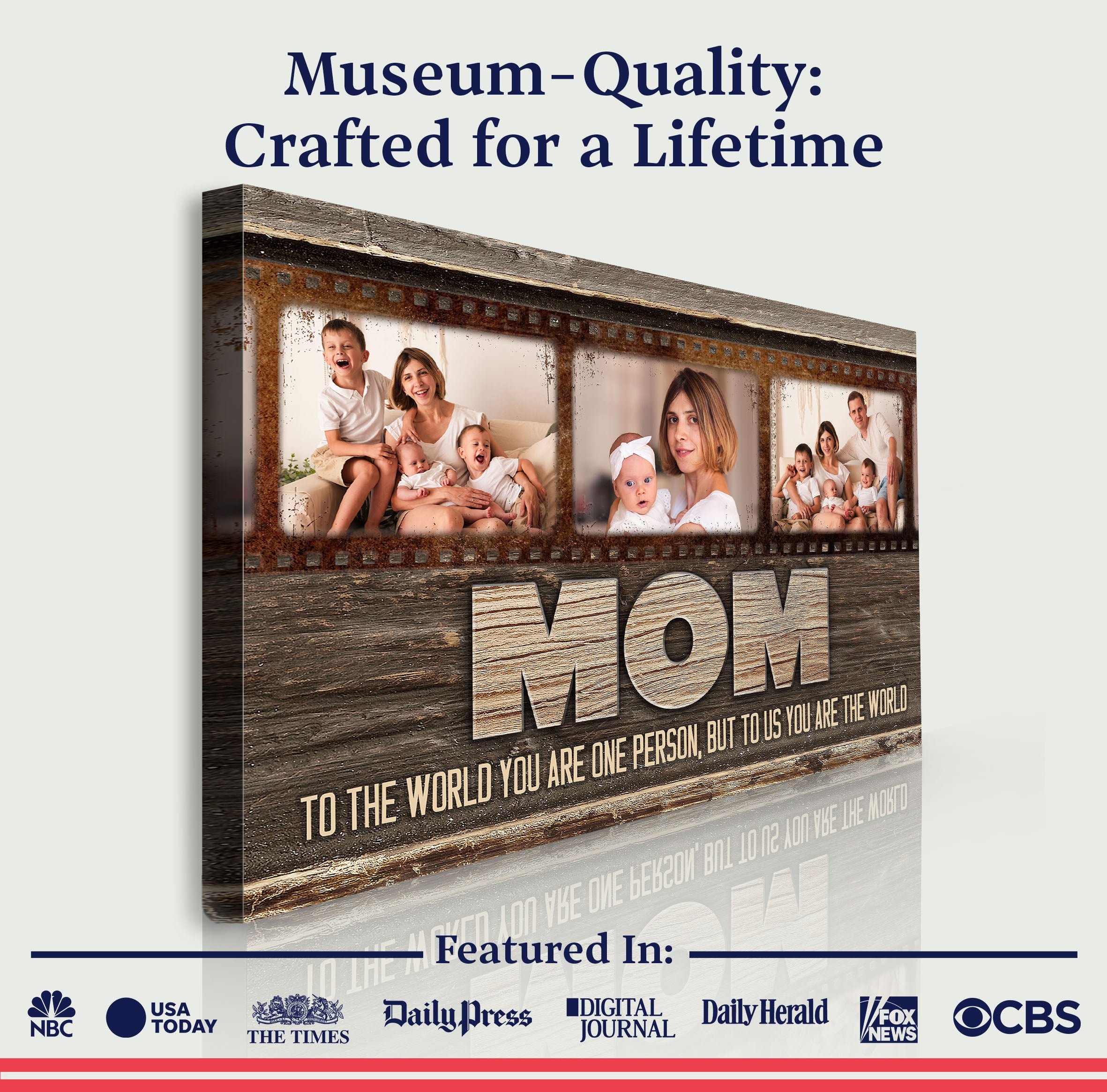 Mother's Day Sign To Us You Are The World on sale at MyriadMart