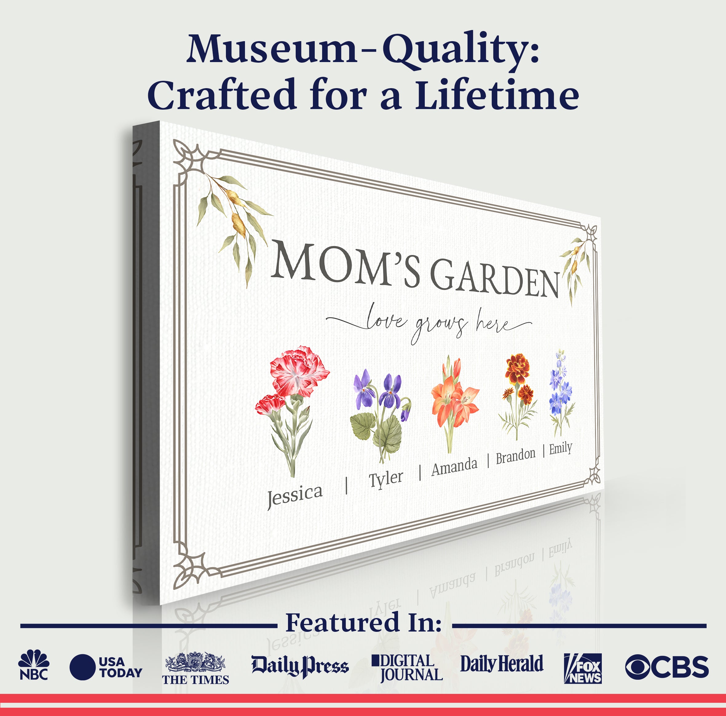 Mother's Day Sign Love Grows Here Mom's Garden on sale at MyriadMart