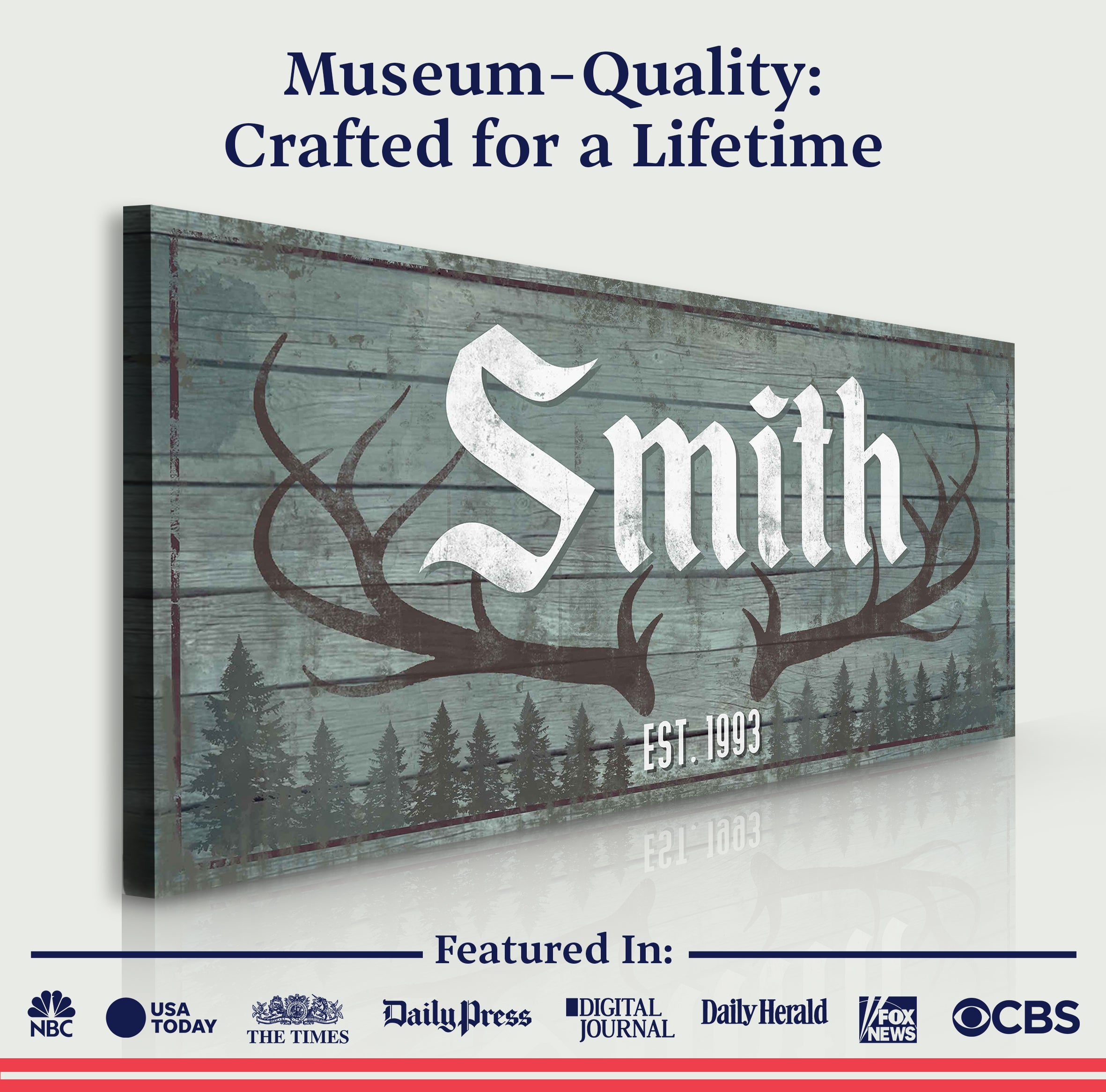 RUSTIC FAMILY ANTLER -LP1 on sale at MyriadMart