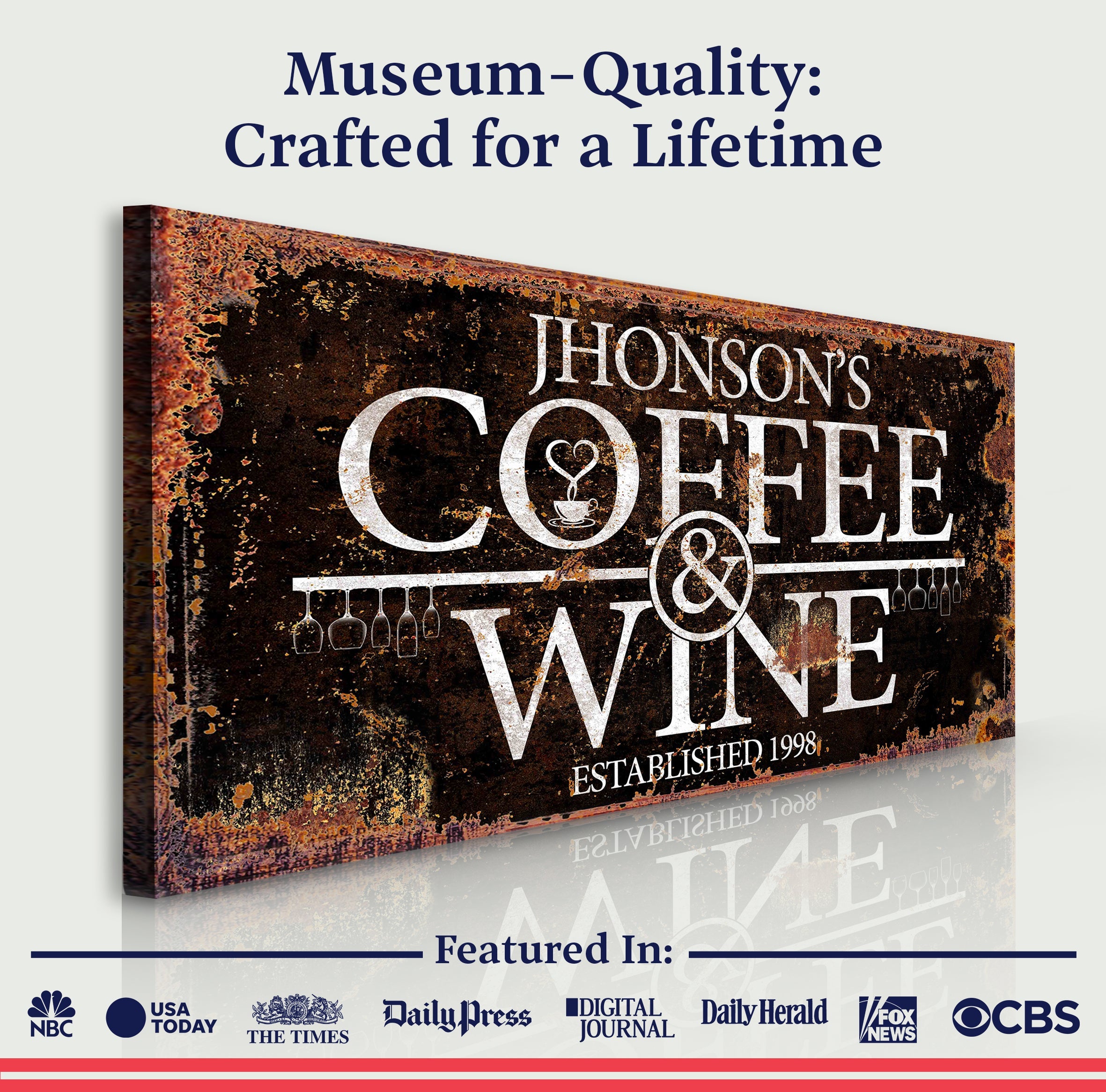 Coffee and Wine Sign III on sale at MyriadMart