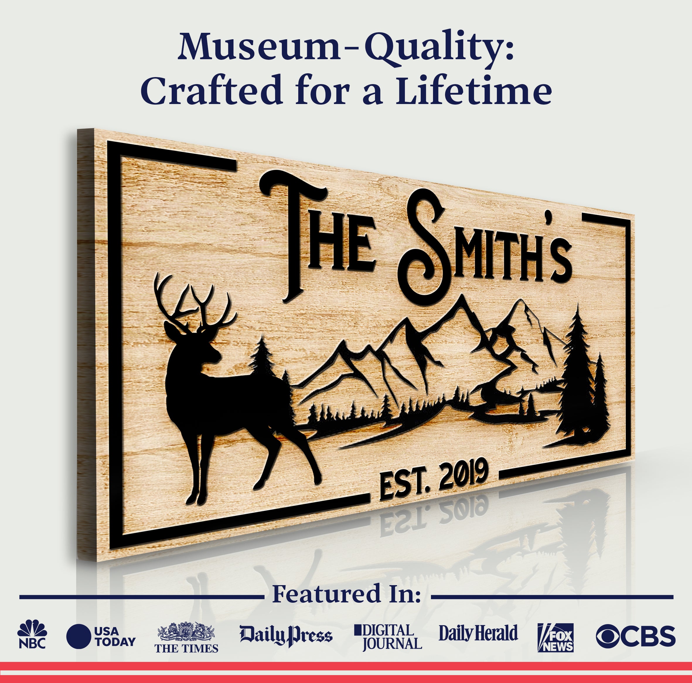 Family Mountain Sign on sale at MyriadMart
