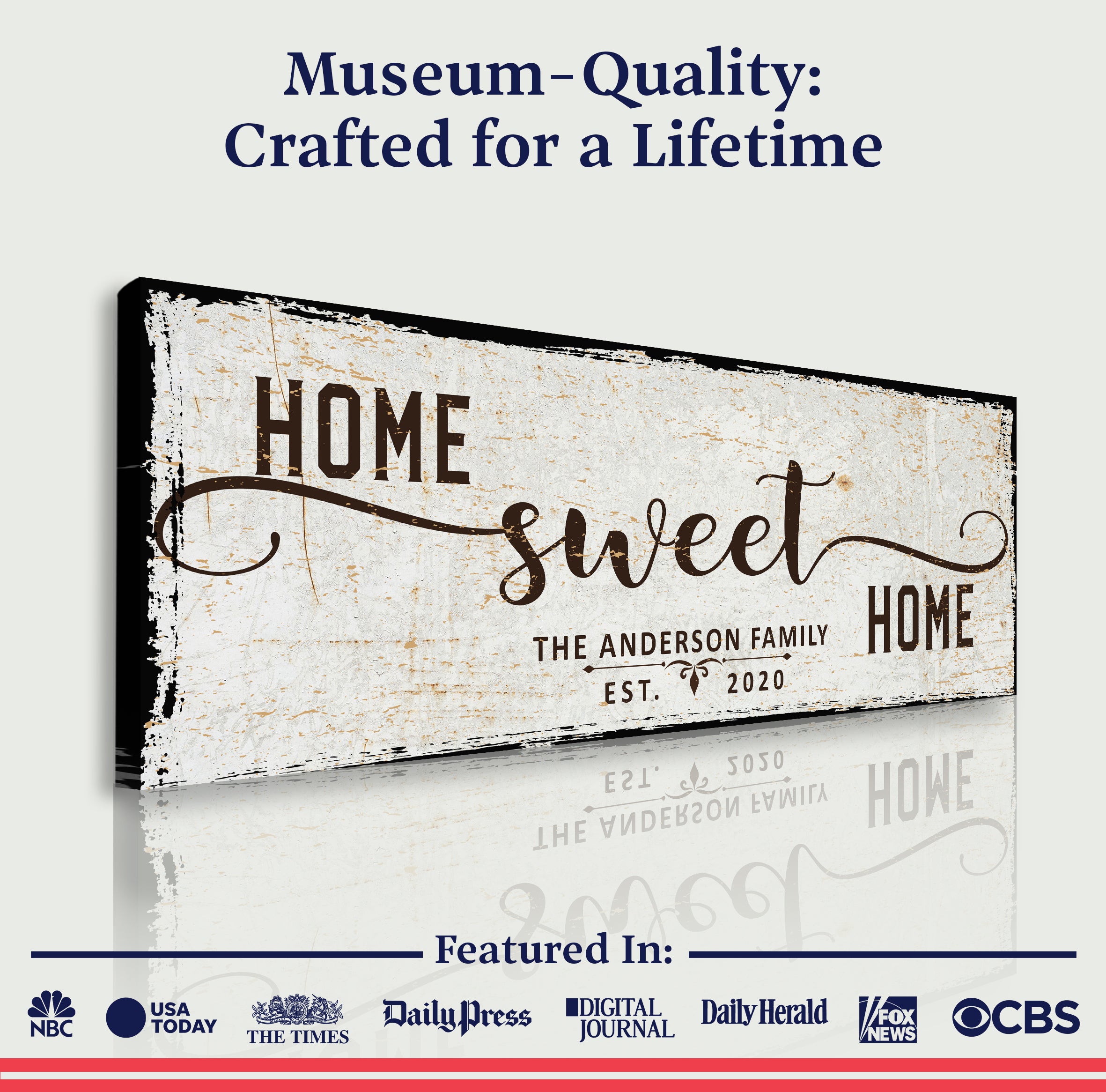 Home Sweet Home Sign on sale at MyriadMart