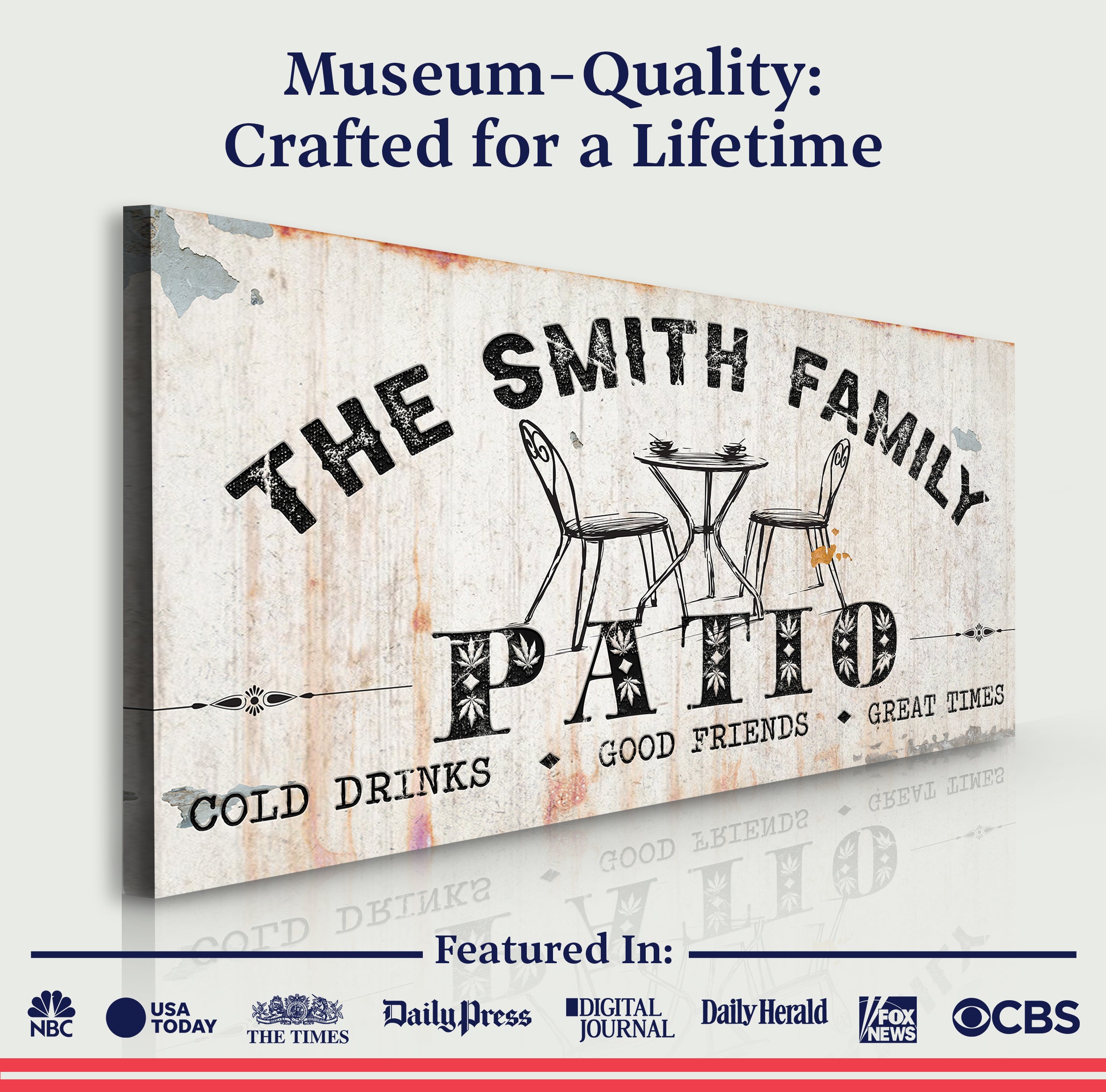Family Patio Sign III on sale at MyriadMart