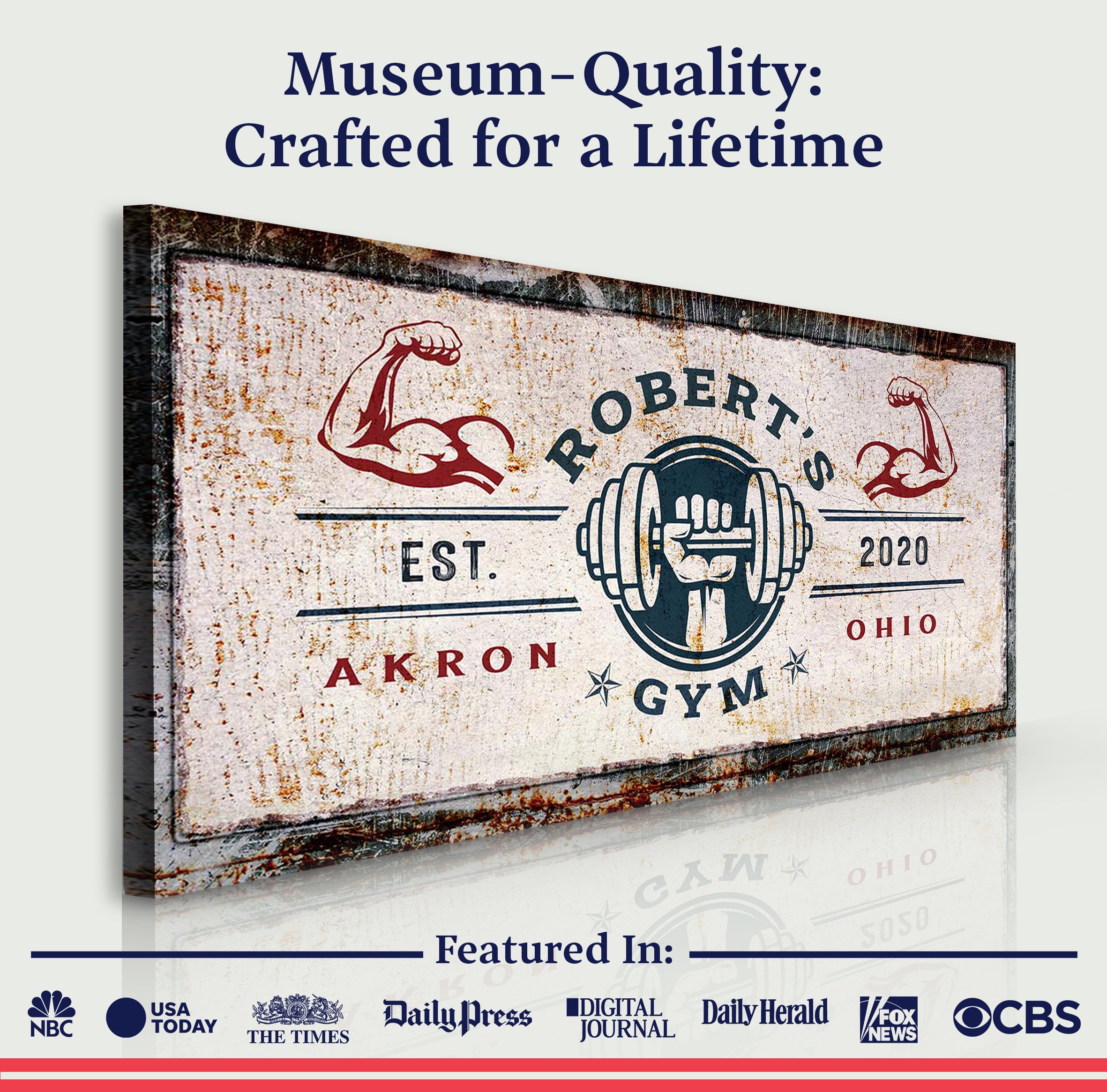 Gym Sign V on sale at MyriadMart