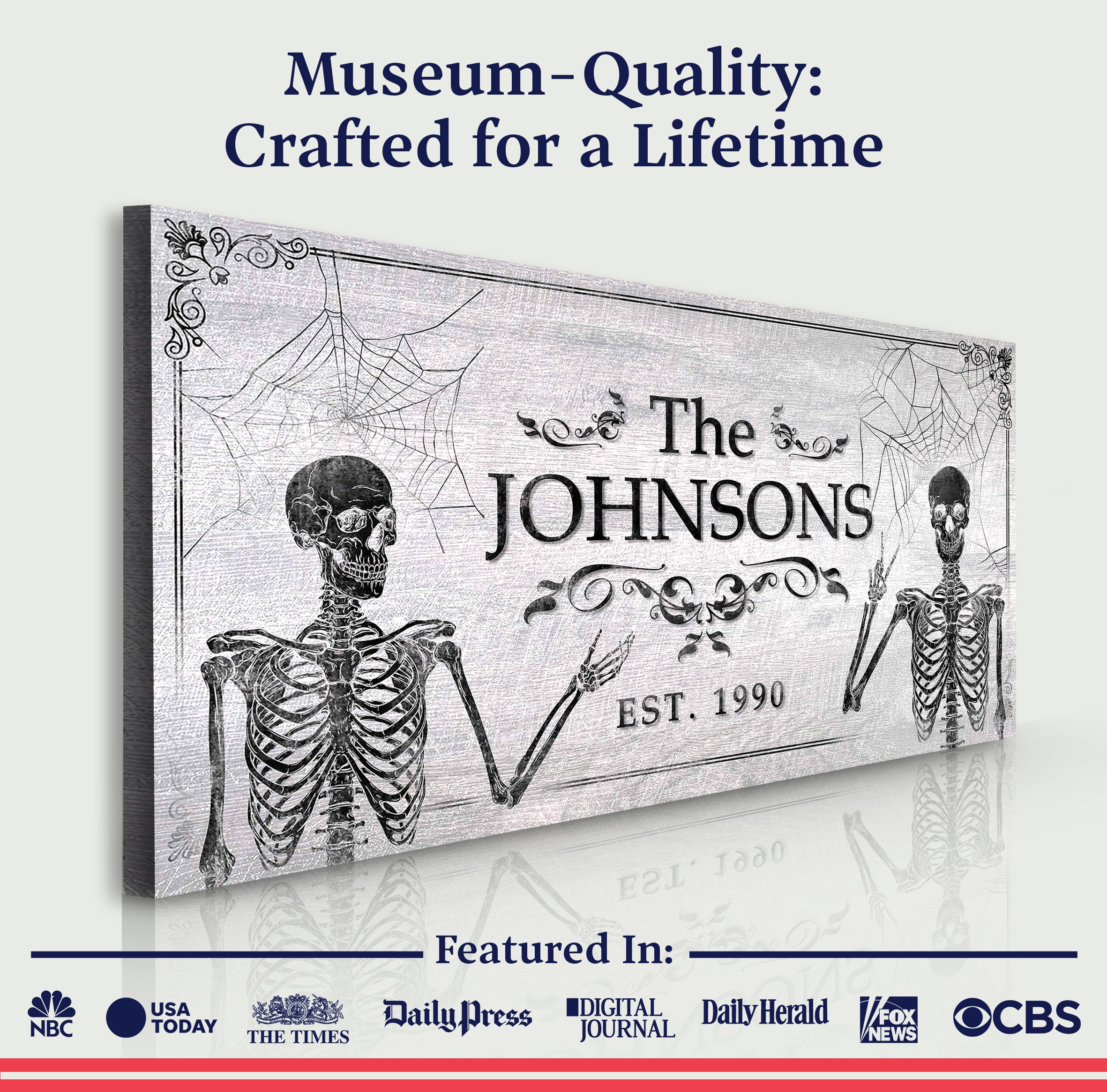 Gothic Family Sign III on sale at MyriadMart