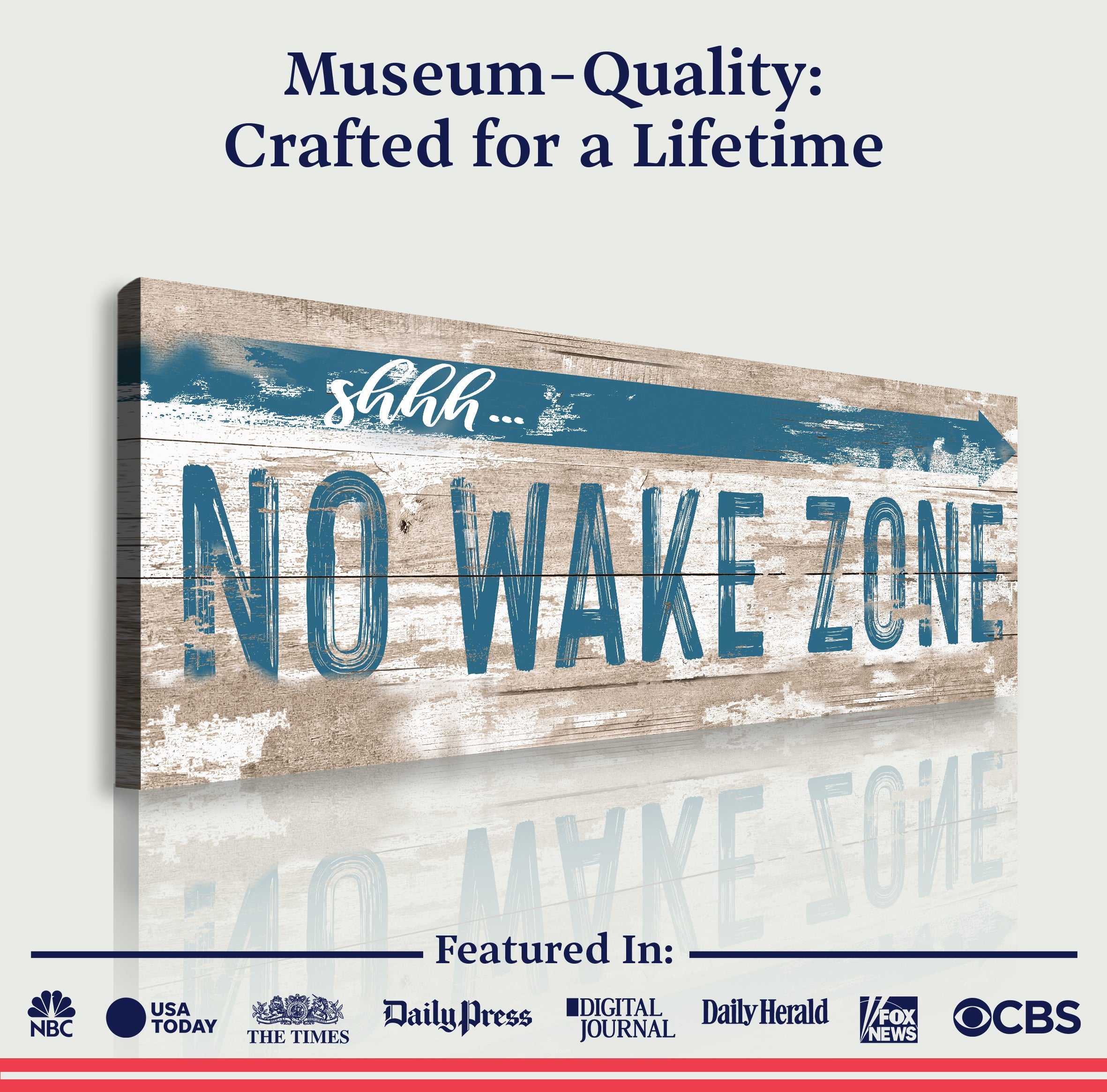 No Wake Zone Sign XIV on sale at MyriadMart