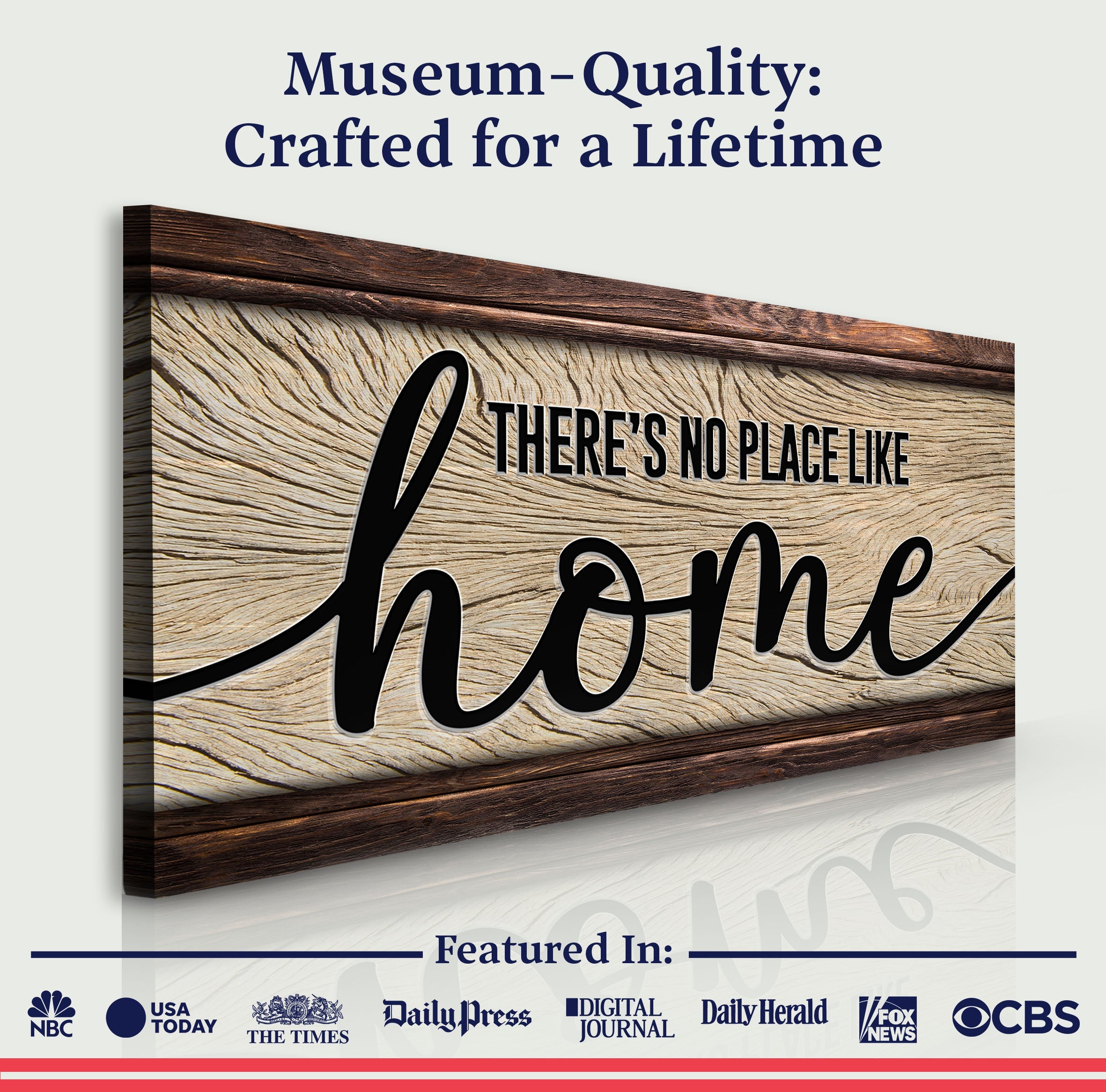 No Place Like Home Sign on sale at MyriadMart