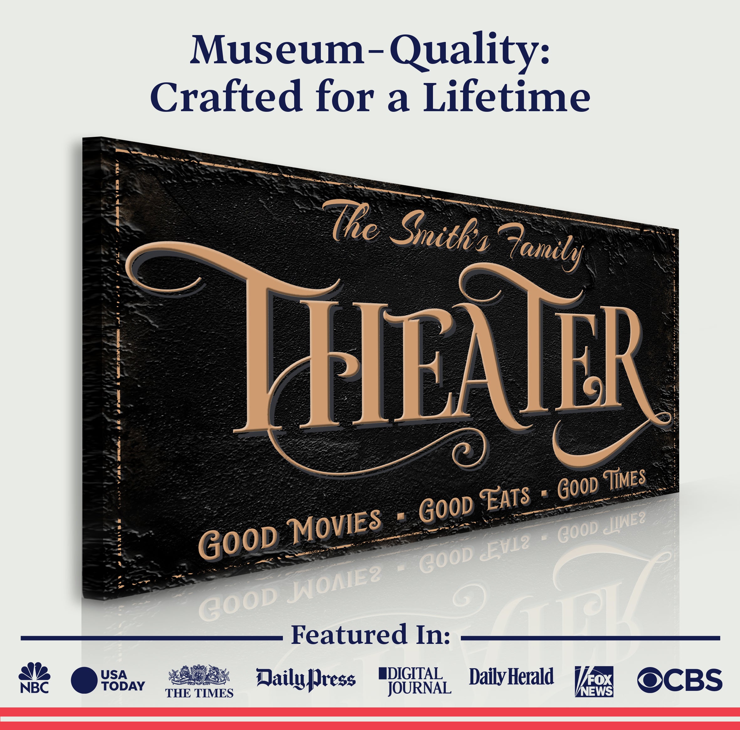Personalized Theater Sign VI on sale at MyriadMart